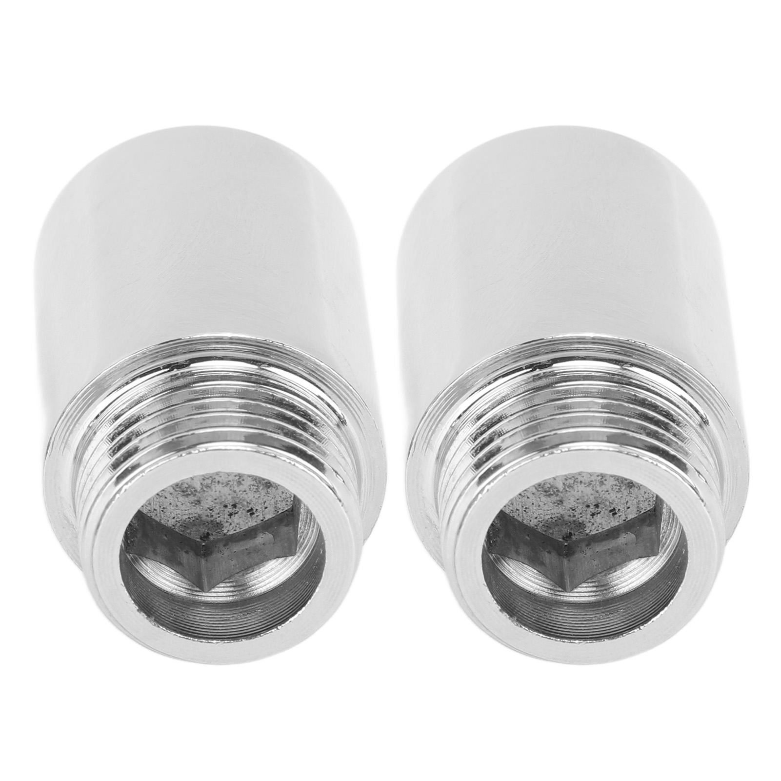 2 Stück, Duscharmverlängerung Aus Edelstahl, Verchromt, Duschkopf-verlängerungsrohr Für Badezimmer, 3 Cm / 1,2 Zoll