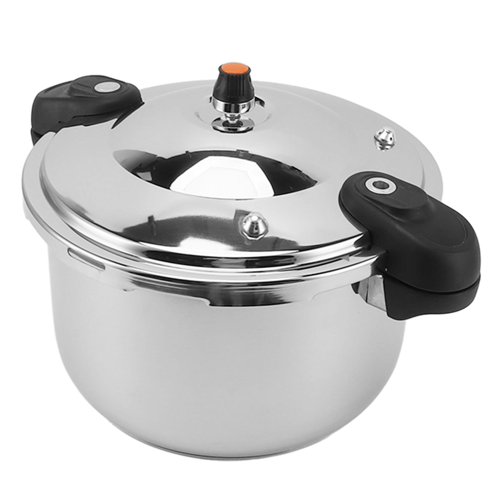 Schnellkochtopf 80 Kpa, Doppelgriff, Edelstahl, Großes Fassungsvermögen, Für Gas- Und Elektroherde Geeignet, 12 L