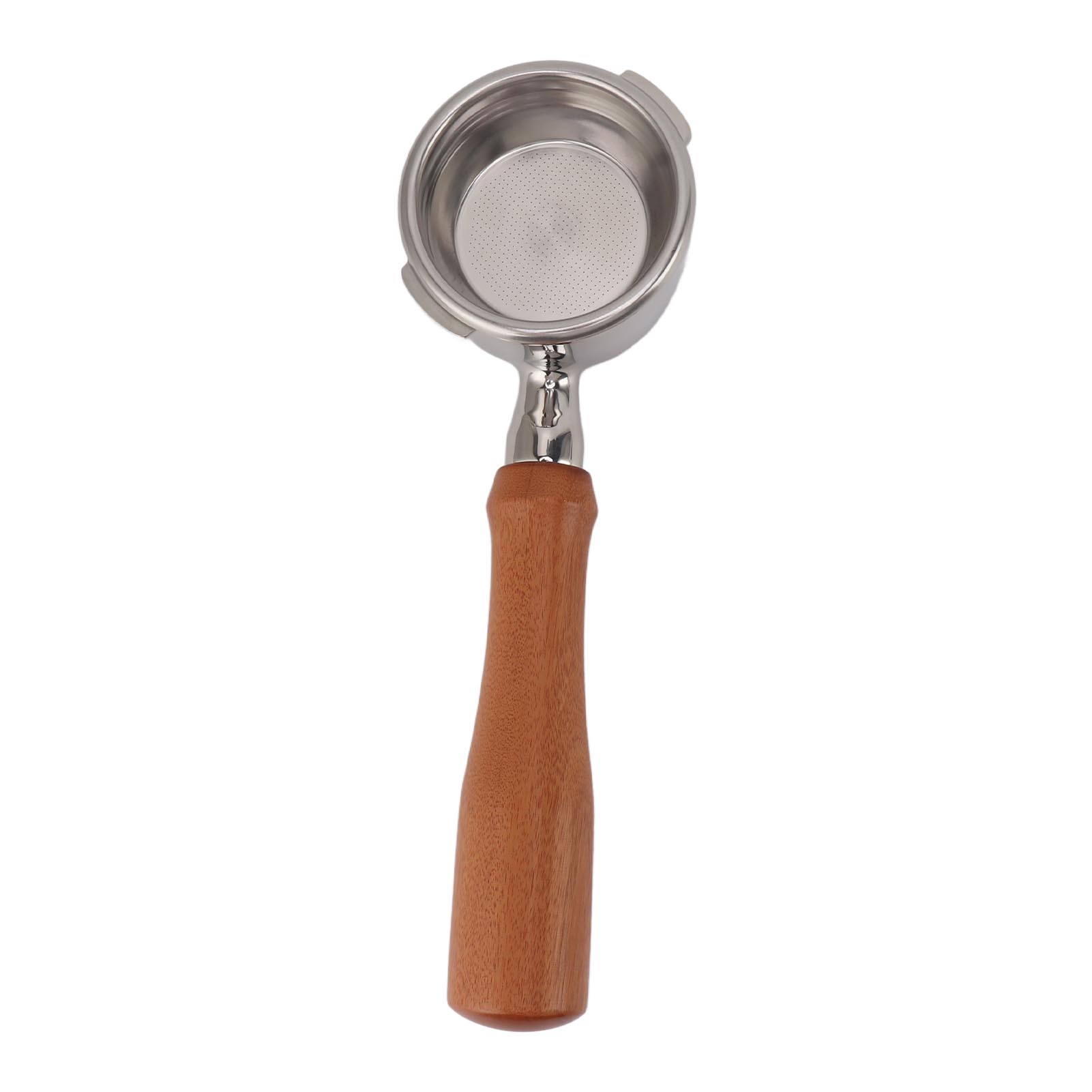 Bodenloser 58-mm-filterhalter Mit 2 Halterungen, Kaffeefilterhalter Aus Massivholz Für Gaggia-, Baby- Und Classic-e-kaffeemaschinen, Komplett Aus Holz, Rot, Säurebeständig