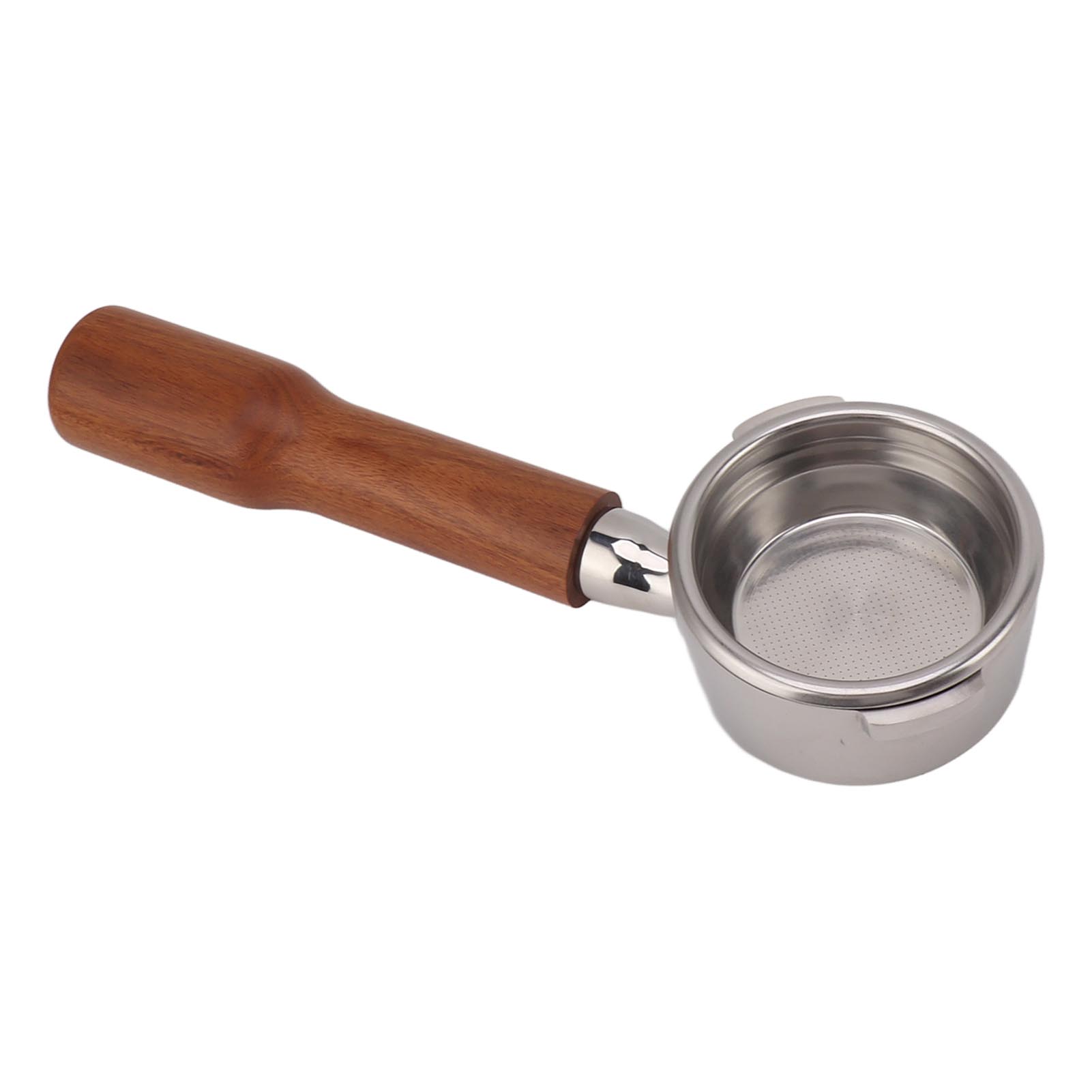 58-mm-kaffeefilterhalter Ohne Boden Mit 2 Halterungen Und Massivem Holzgriff Für Gaggia, Baby, Classic C1 Red Acid Branch Kaffeemaschine