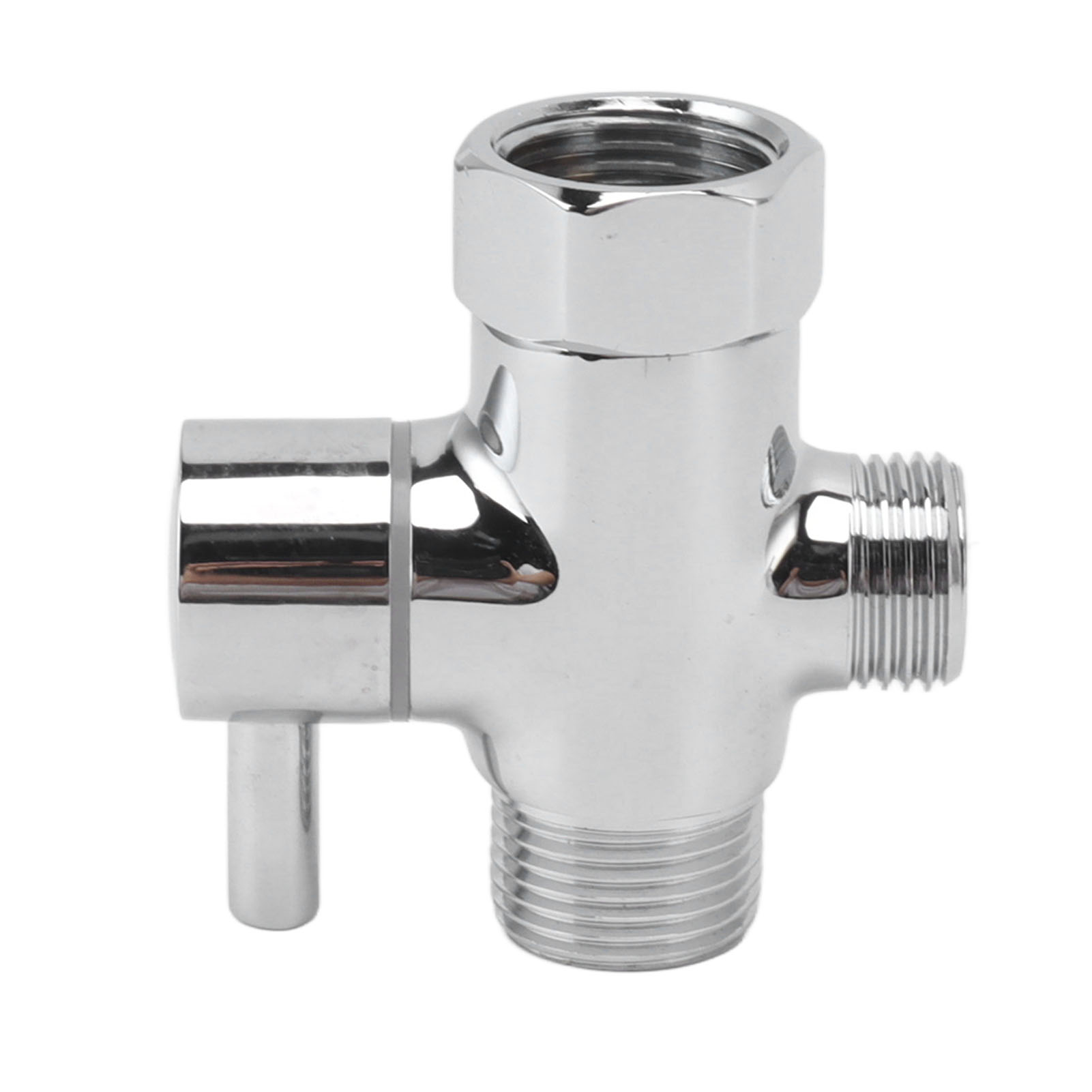 3-wege-umstellventil Aus Messing Für Duscharm, 3-wege-wasserventil, Wasserabscheider, Dusch-t-stück Mit 7/8-zoll-wasserauslass Und 1/2-zoll-wasserzulauf