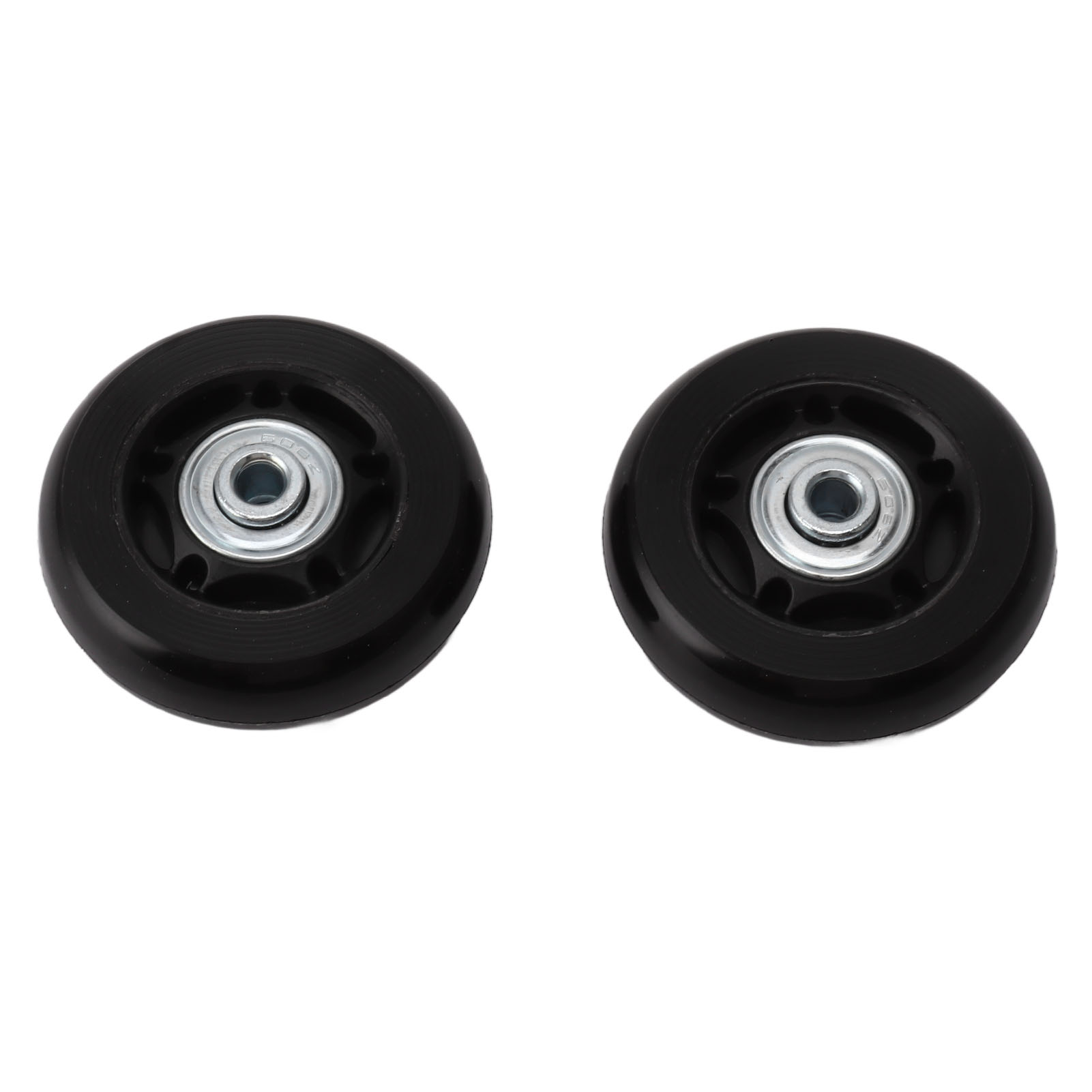 2 Ersatzrollen Für Koffer, Geräuschlose Gummilenkräder, Kugellager, Reparaturset, 72 X 24 Mm / 2,8 X 0,9 Zoll