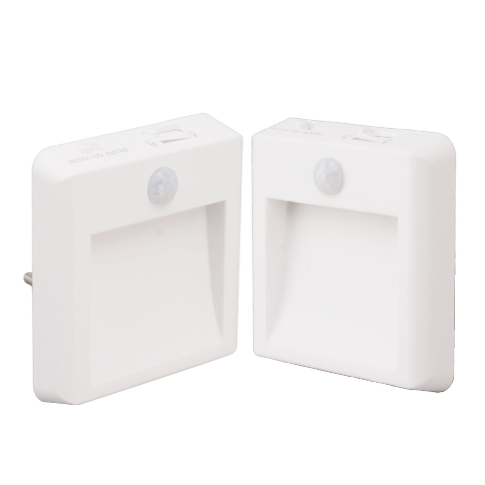 Stk. Steckdosen-nachtlicht Mit Bewegungsmelder, 2-farbig, Dimmbar, Wand-nachtlicht, Eu-stecker 110–220 V