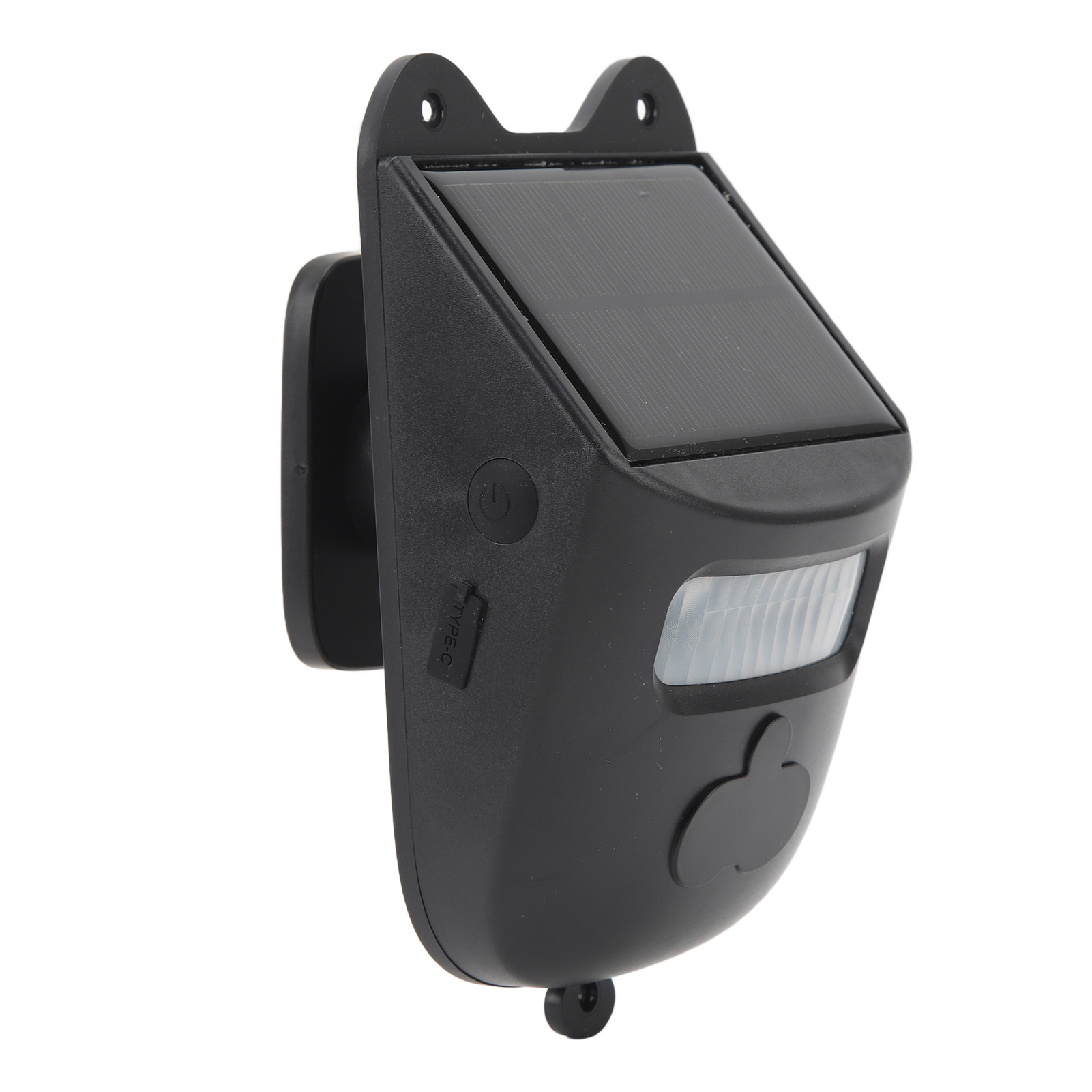 Kabelloses Einfahrtstür-alarmsystem, Solar-einfahrtstür-alarmsystem, Türklingel Mit Infrarotsensor, Heimüberwachungssystem Mit 1 Melder Und 2 Empfängern, 110–240 V Eu-stecker