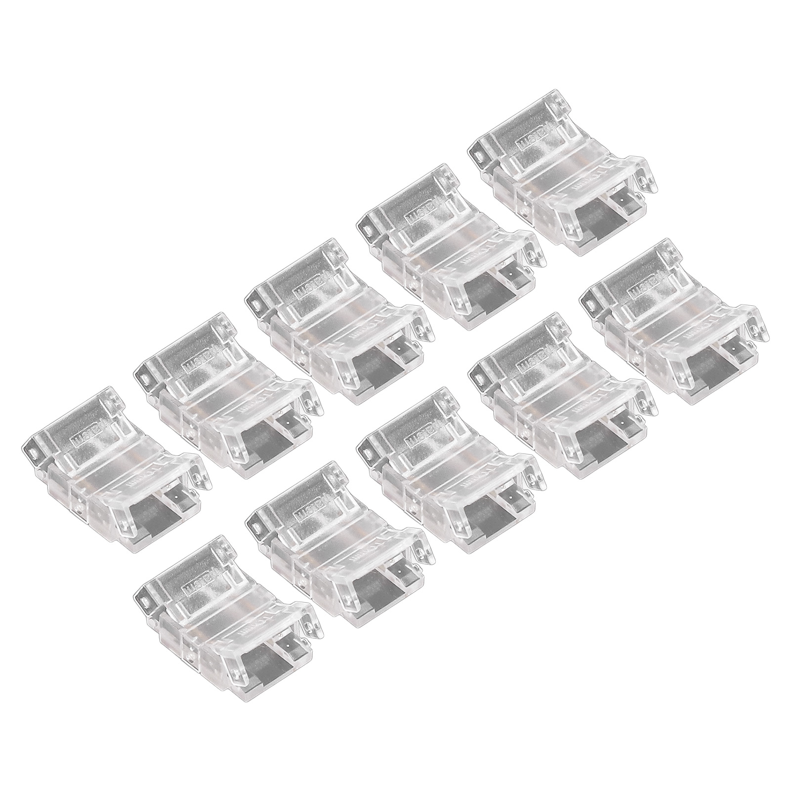 10 Stück 2-polige Steckverbinder Für 10-mm-led-streifen, Schnelle Verbindung Von Led-streifen Ohne Löten