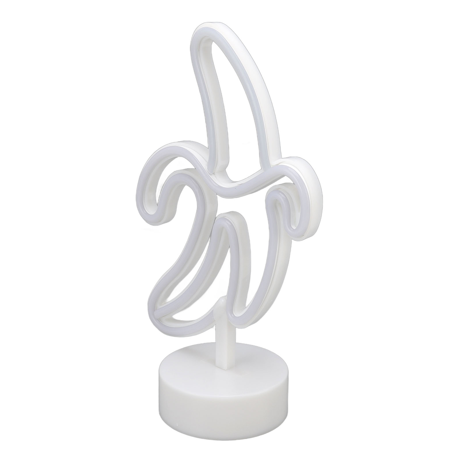 Neon-bananenschild Mit Usb-akku Und Led-beleuchtung, Bananenförmige Neon-nachtlichtdekoration Für Balkon, Geburtstagsfeier, Weihnachten