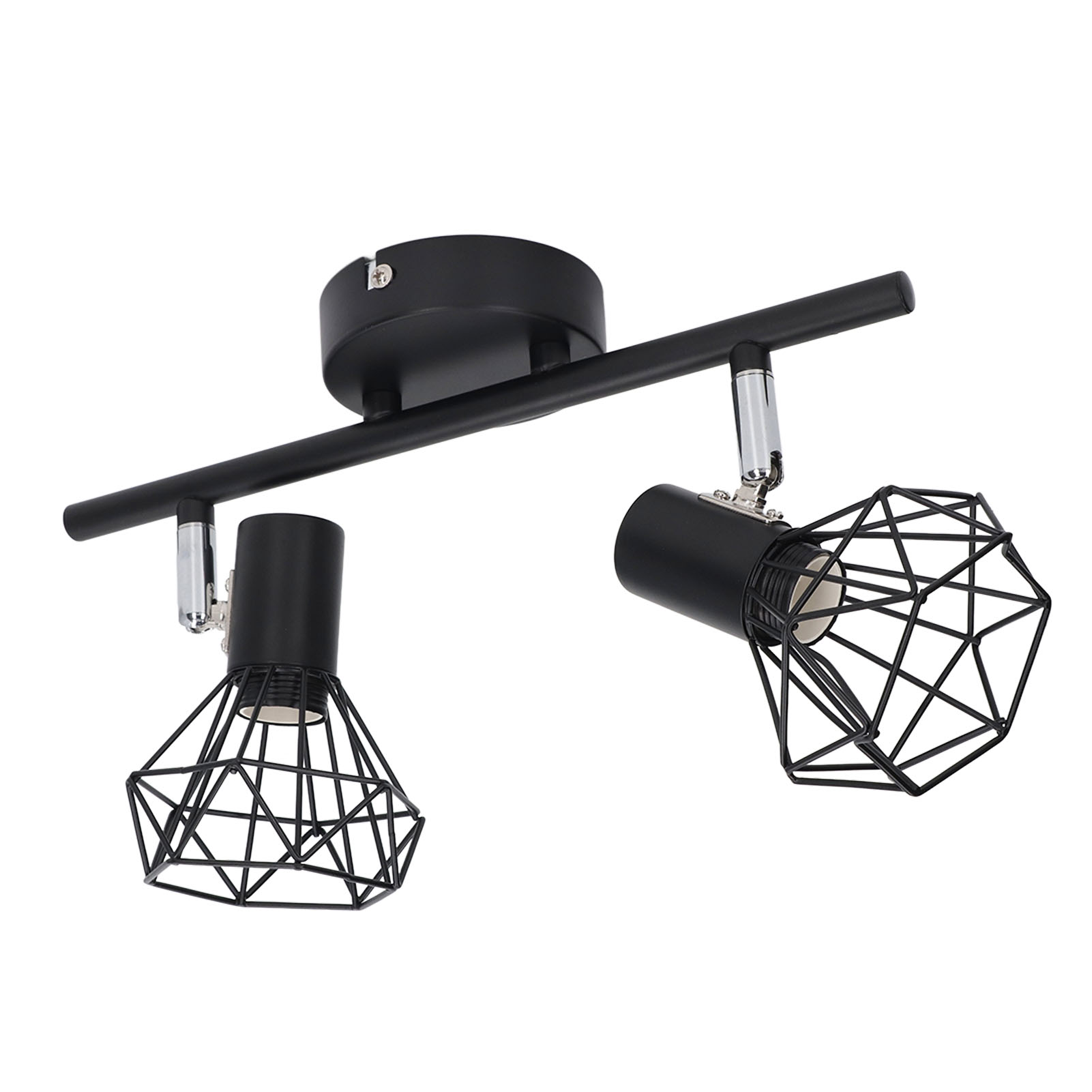 Deckenspot, 2-flammig, E14-fassung, Verstellbares Beleuchtungsset Im Vintage-stil, 85–265 V