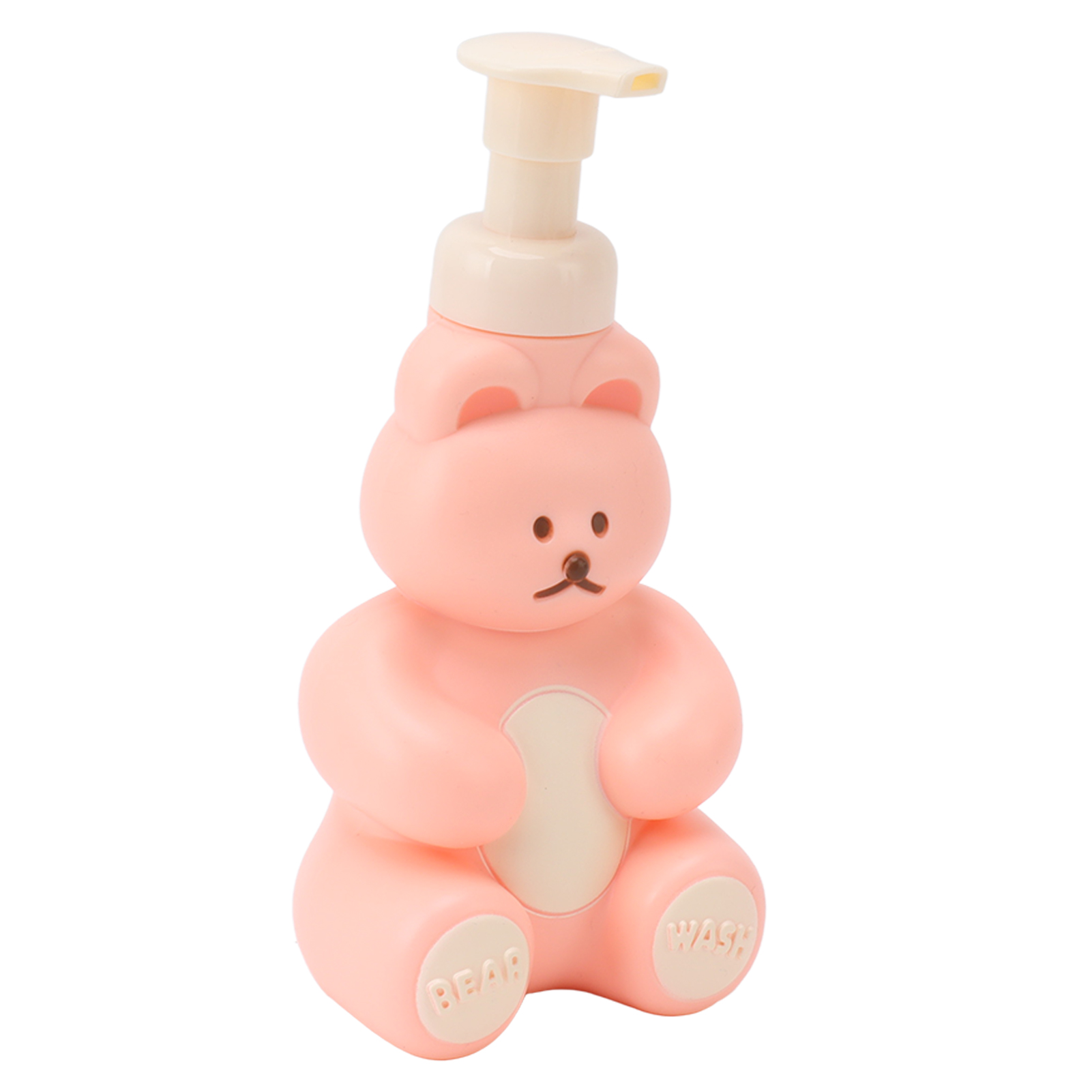 Leere Flüssigseifen-spenderflasche, Shampoo-, Spülungs-, Dusch-, Handwaschmittel-pumpflasche, Große Rosa Teddybär-cartoonform