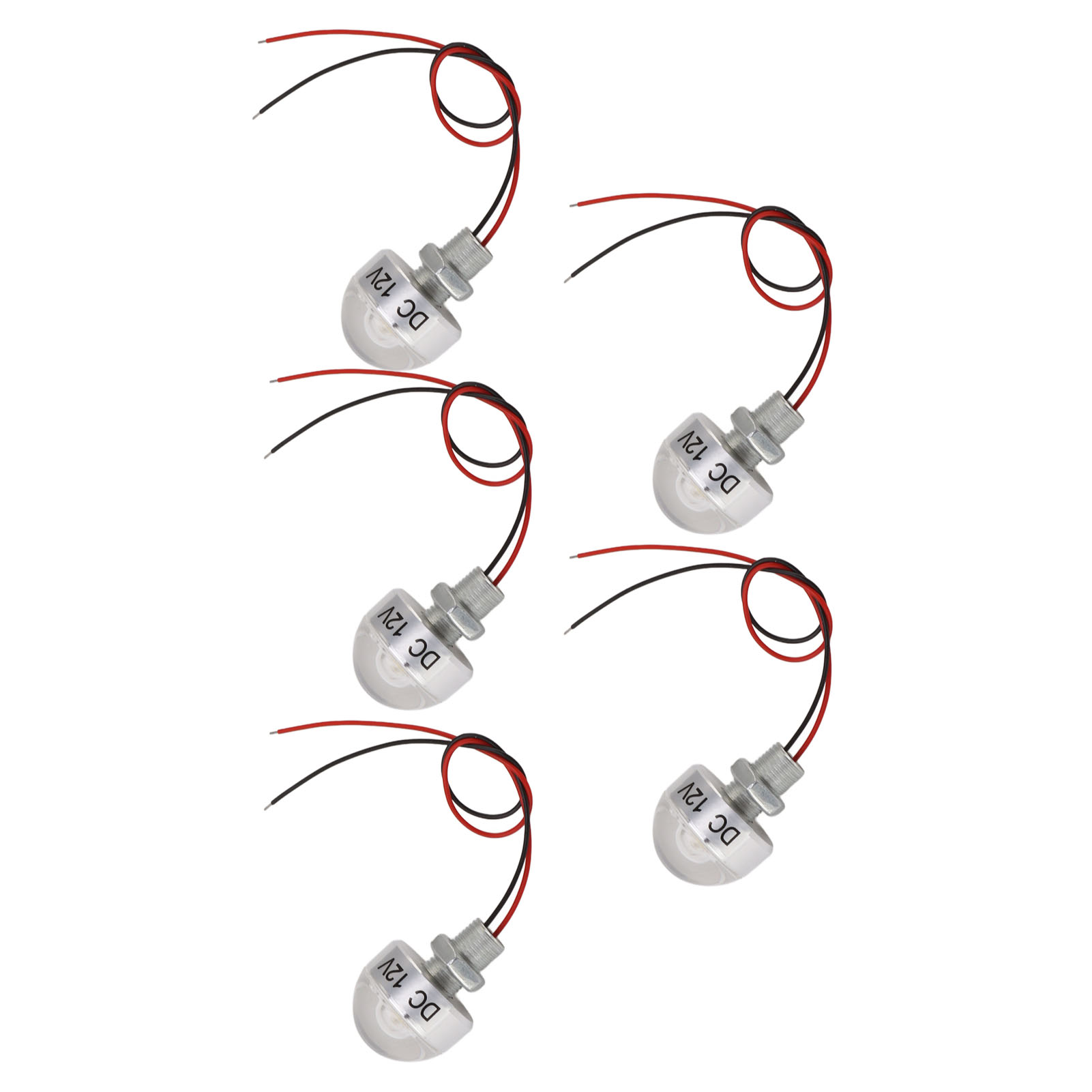 Stück Led-einbauleuchten (12 V Dc, 1 W) – Mini-led-spots Für Terrasse, Schmuckschränke, Decke, Treppe Und Garten