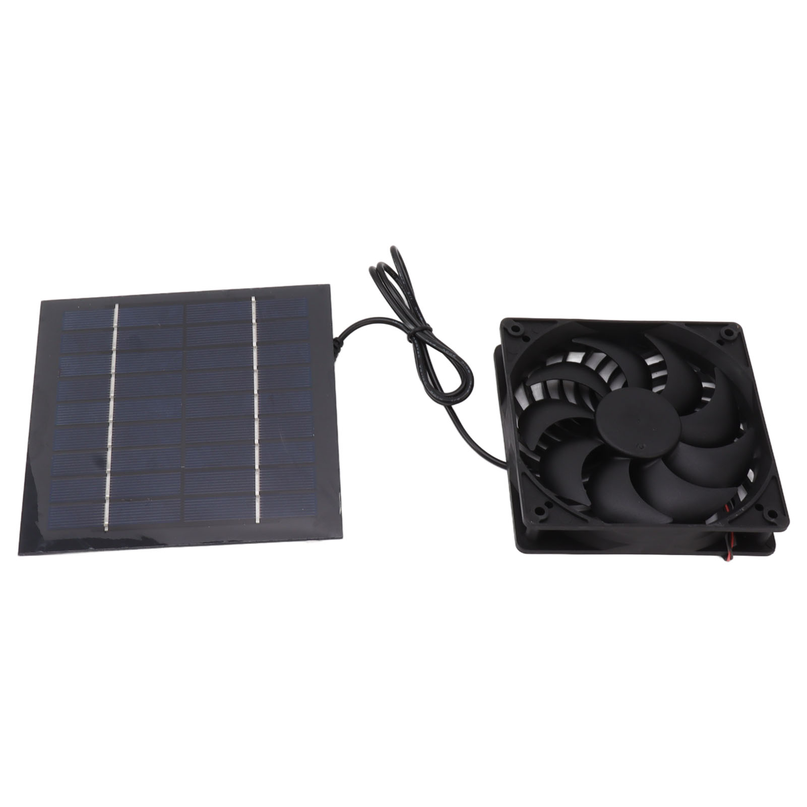 10w Solar-ventilator-set Solarbetriebener Ventilator Für Kleine Gewächshäuser, Hundezwinger, Schuppen Und Belüftung