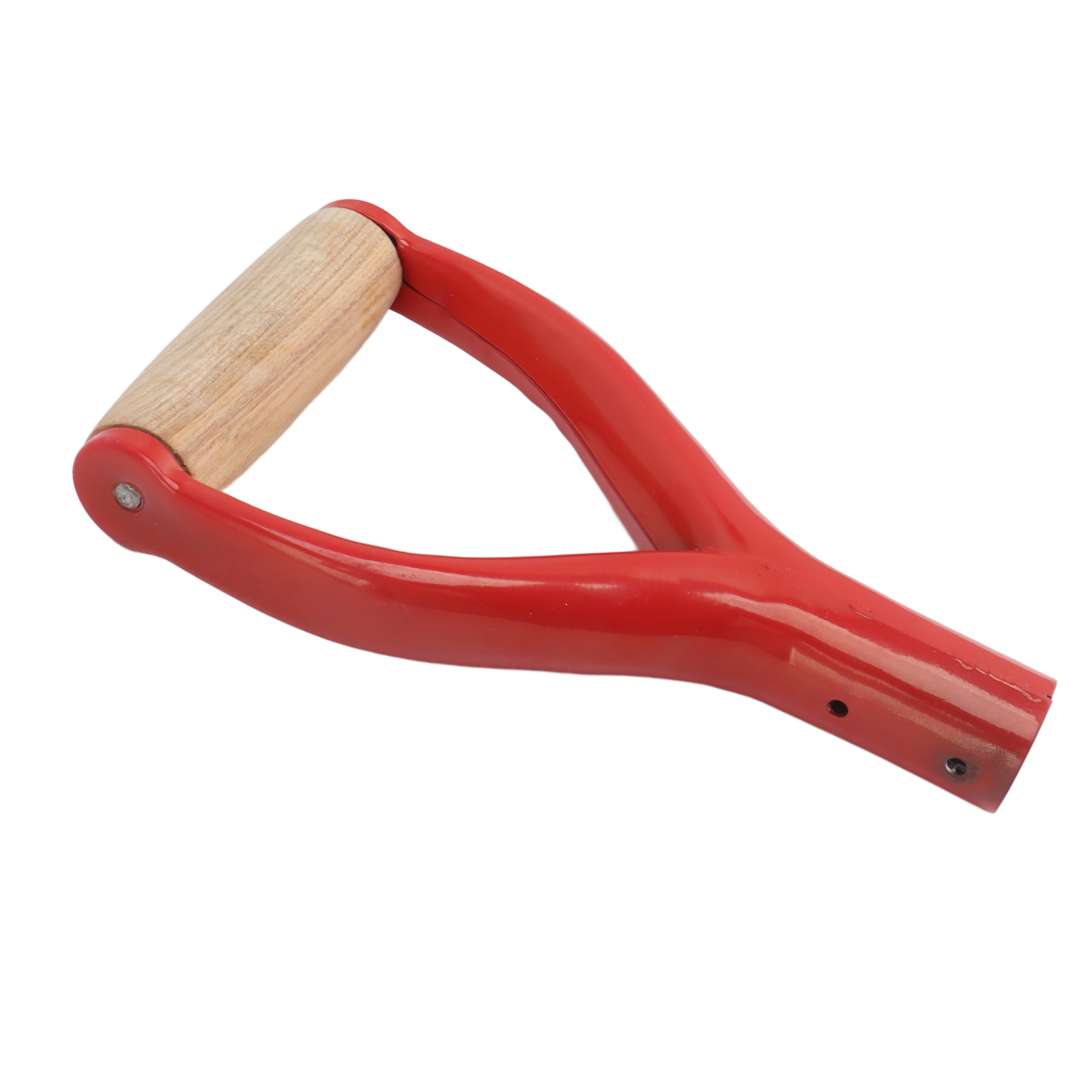Y-förmiger Spatenstiel, 31 Cm Innendurchmesser, Ersatzstiel Mit Holzgriff Für Gartengeräte Zum Graben Und Rechen, Rot