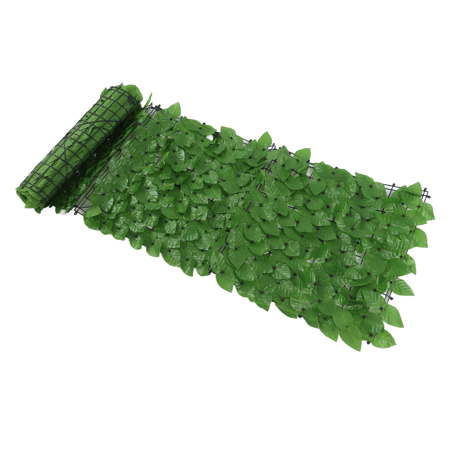 Künstliche Laubhecke Verhindert Laubfall, Dekorativer Künstlicher Zaun Für Balkon, Hof, Smaragdgrünes Epipremnum Aureum-blatt, 0,5 X 3 Meter