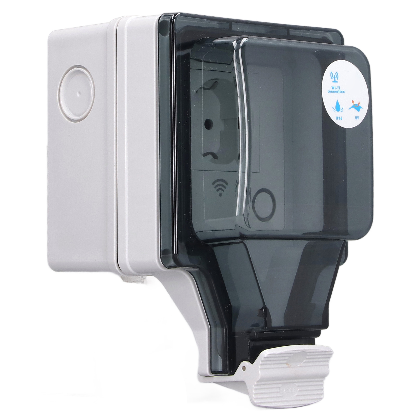 Ip66 Wasserdichte Außensteckdose, Wasserdicht, Wandsteckdose, Elektrisch, Wlan-fähig, Smart Plug, Typ 86, 16 A, Eu-stecker 110–250 V, Snw-sr
