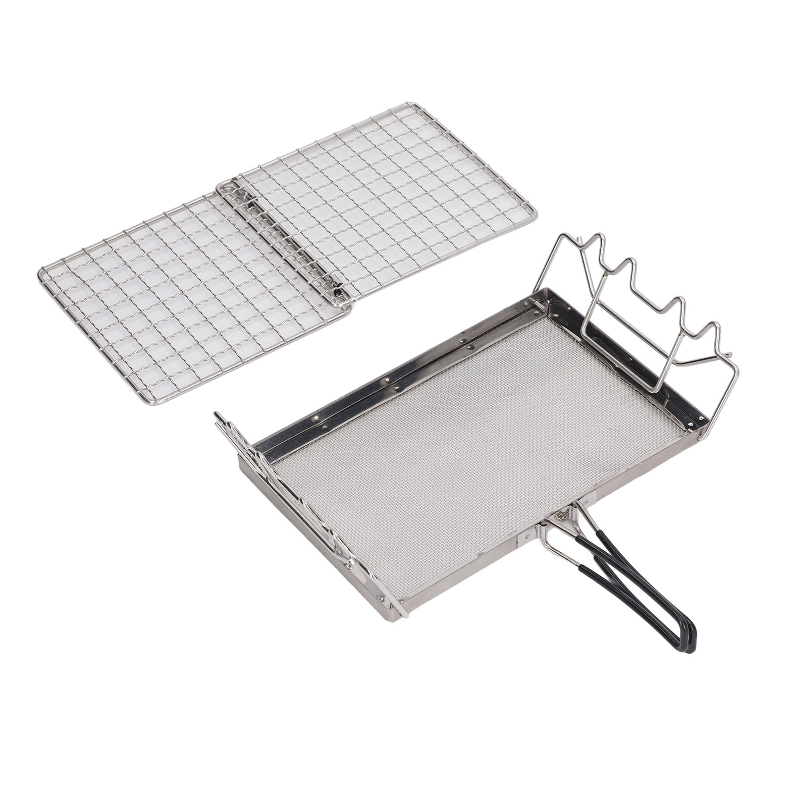 Campingkocher Mit Toaster, Faltbar, Tragbar Und Stabil, Aus Edelstahl, Für Den Einsatz Im Freien, Für Picknicks