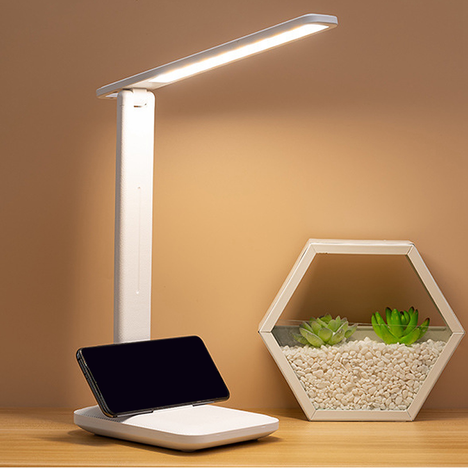 Led-leselampe Aus Kunststoff, Augenschutz, Usb-ladefunktion, Schreibtischlampe Für Schlafzimmer Und Arbeitszimmer, 10 W, 5 V/1 A