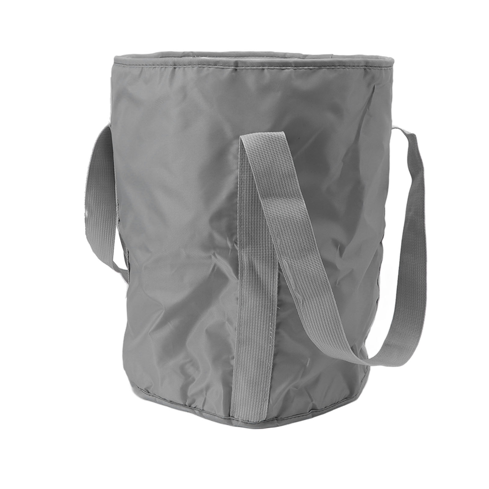 Faltbarer Fußkasten, Polyester, Doppellagig, Faltbar, Camping, Mit Aufbewahrungstasche, Für Den Outdoor-einsatz, Grau