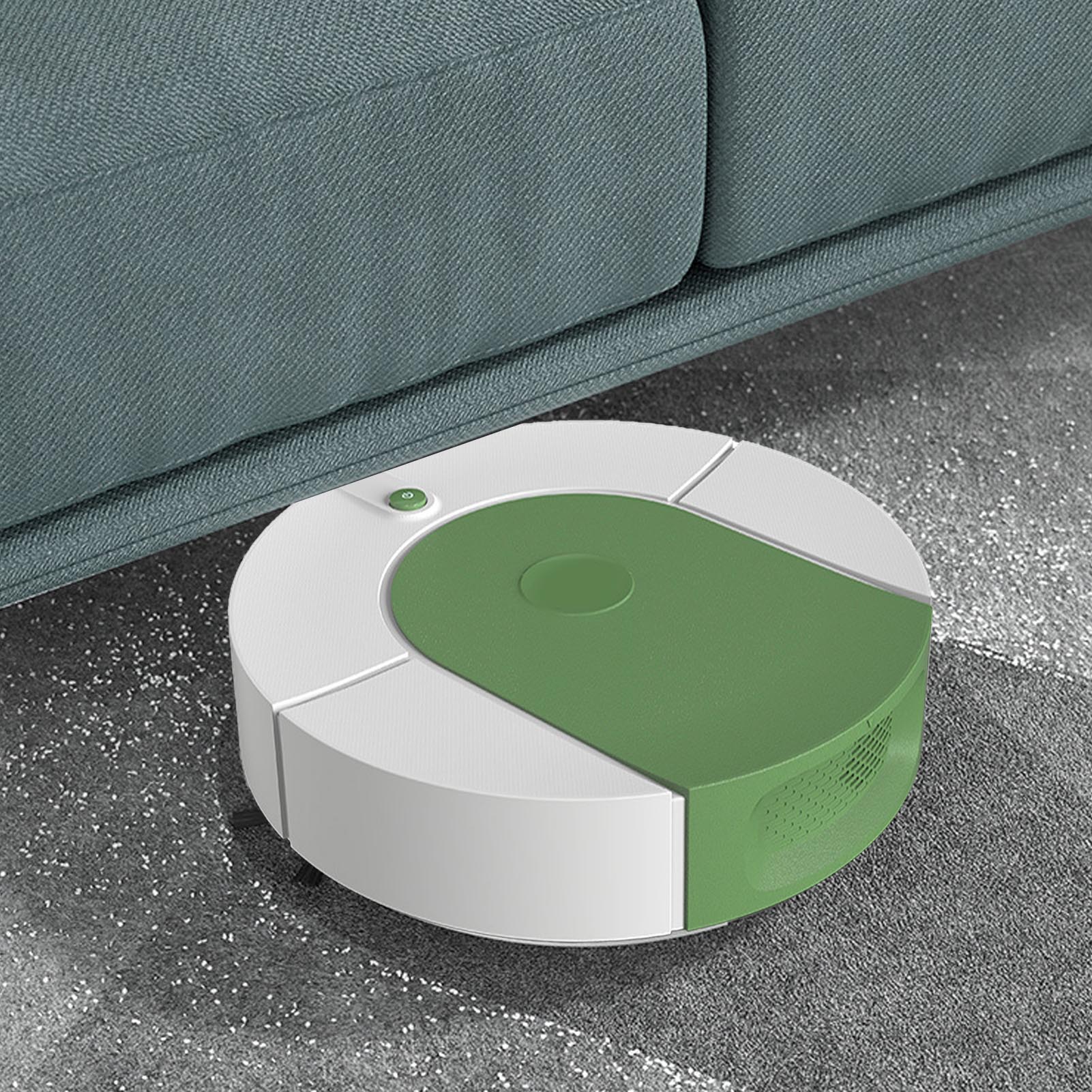 Saugroboter Mit Hoher Saugkraft, Automatisch, Usb-aufladbar, Für Die Reinigung Von Keramikfliesen Und Hartböden, Grün
