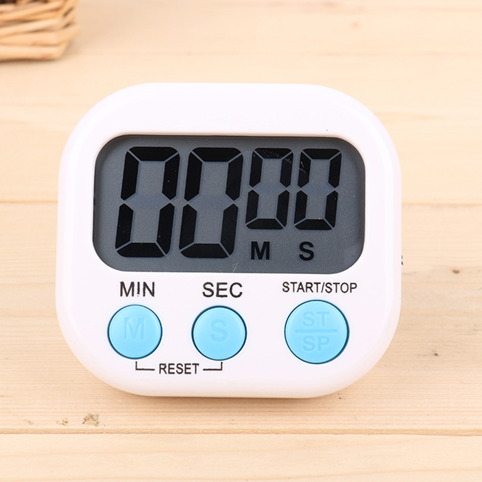 Küchentimer Mit Großem Bildschirm Und Digitalanzeige, Multifunktional, Batteriebetrieben, Elektronischer Küchentimer, Englische Version