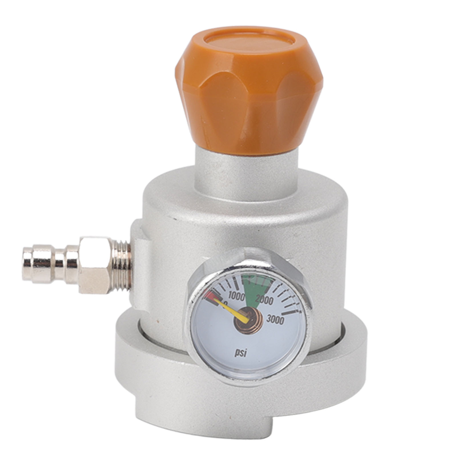 Adapter Für Getränkeautomaten, Aluminium, Korrosionsbeständig, Co2-füllanschluss, Mit Manometer, 8-mm-schnellanschlussstecker