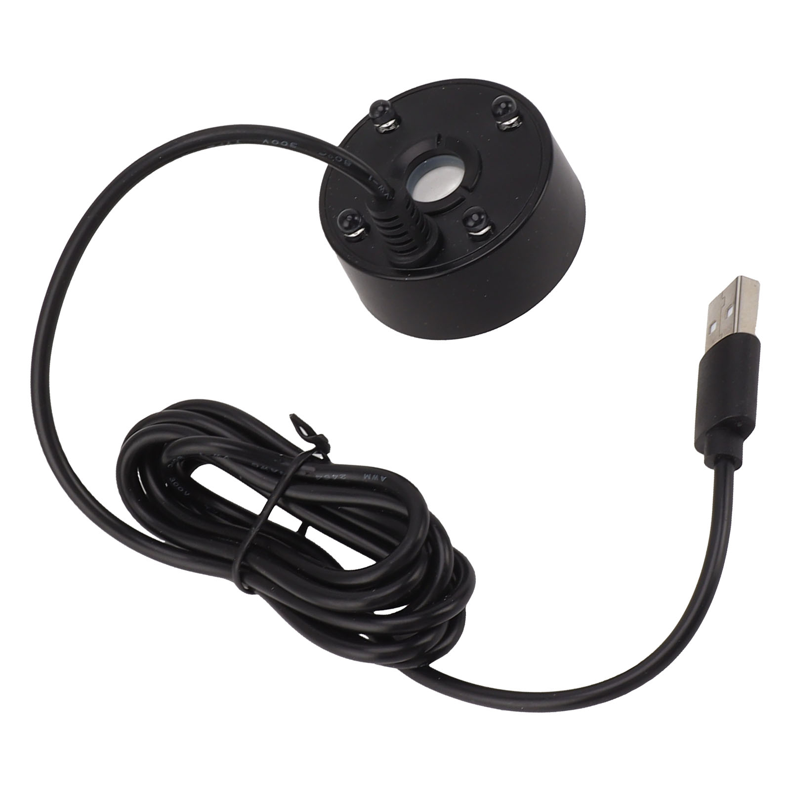 Usb-nebelgenerator Mit Farbigen Leds, 5 V, Ultraschall, Für Teich, Aquarium, Spüle, Schwarz