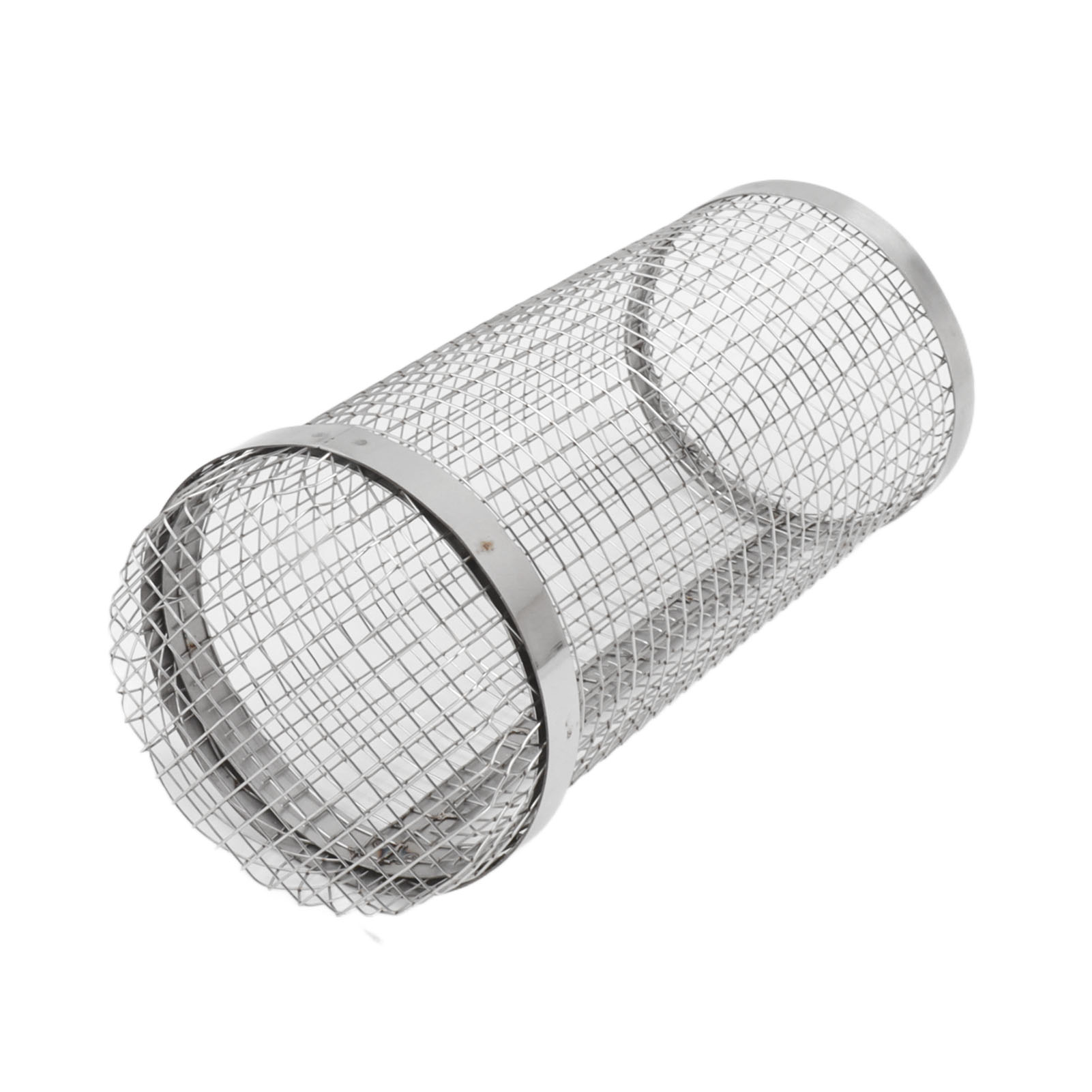 Grillkorb Aus Edelstahl, Hitze- Und Rostbeständig, Mit Haken Für Campingpartys, 20 Cm / 7,9 Zoll