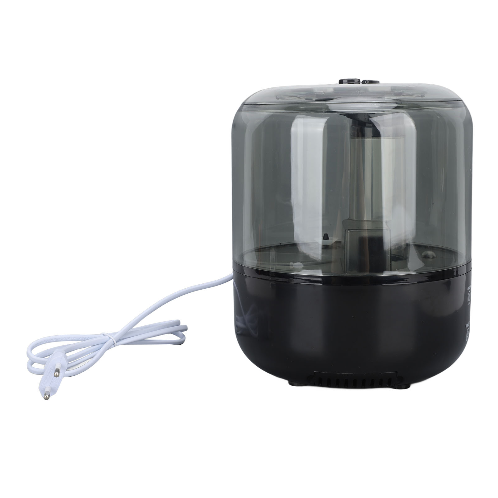 Leiser, Leistungsstarker 3-liter-luftbefeuchter Mit Einstellbarem Zwei-strahl-system Für Büro Und Schlafzimmer, Eu-stecker 110–220 V, Schwarz