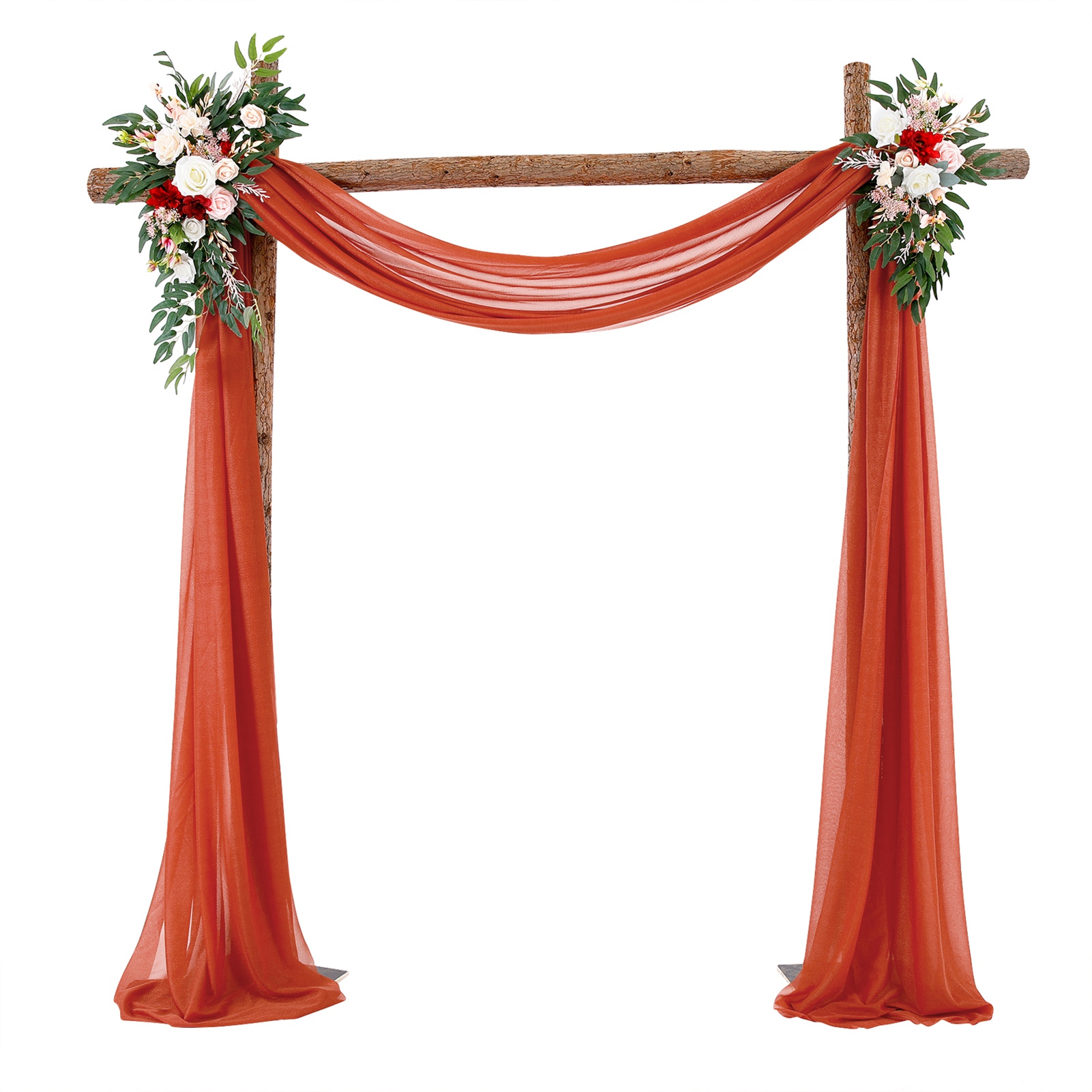 Hochzeitsbogen Aus Chiffonstoff, Hochzeitsvorhang, Hochzeitsbogendekoration, Hochzeitsdekoration