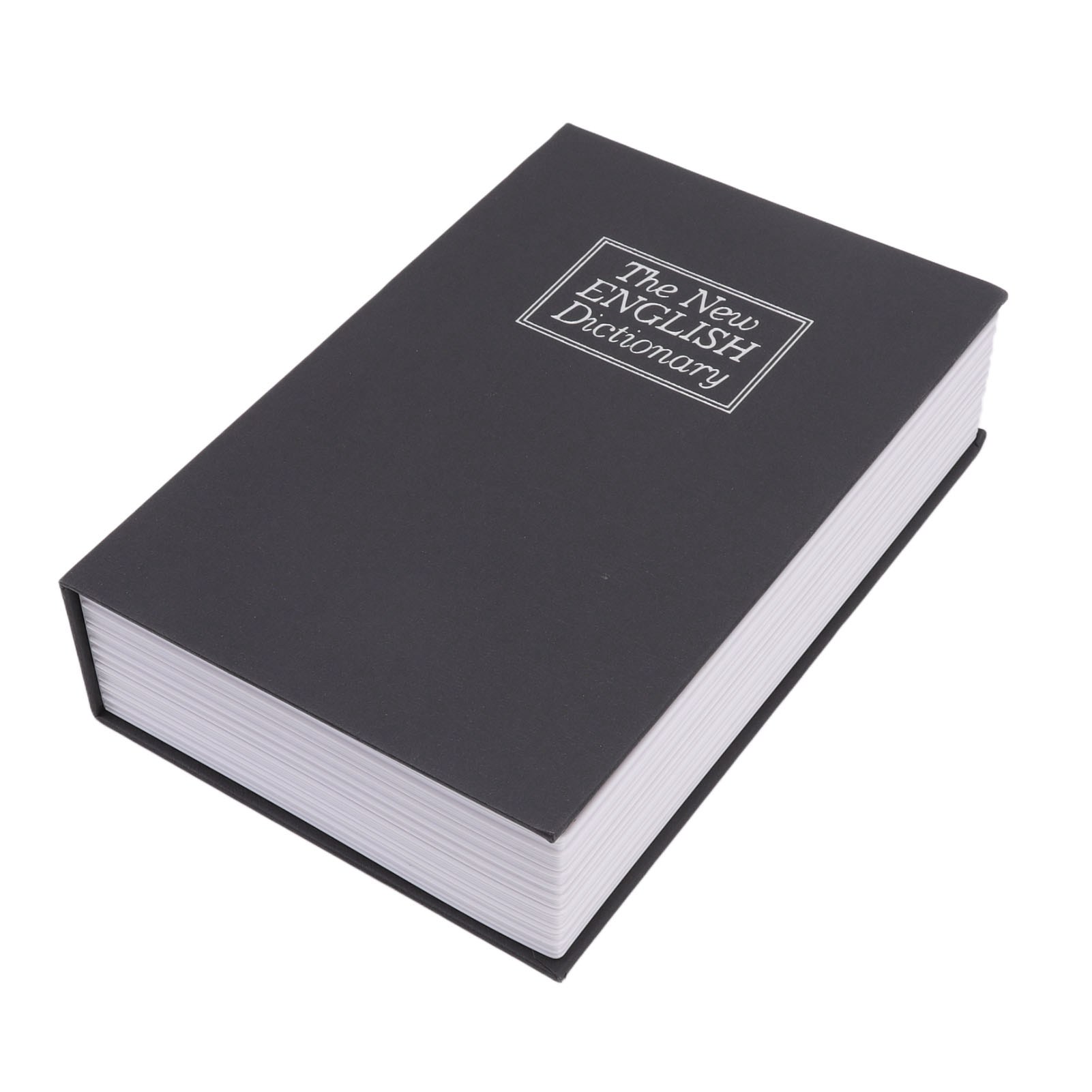 Innovativer Tresor Mit Mittelgroßem Wörterbuch Und Zahlenschloss Zur Aufbewahrung Von Geld, Schmuck, Karten Und Dokumenten, Schwarz