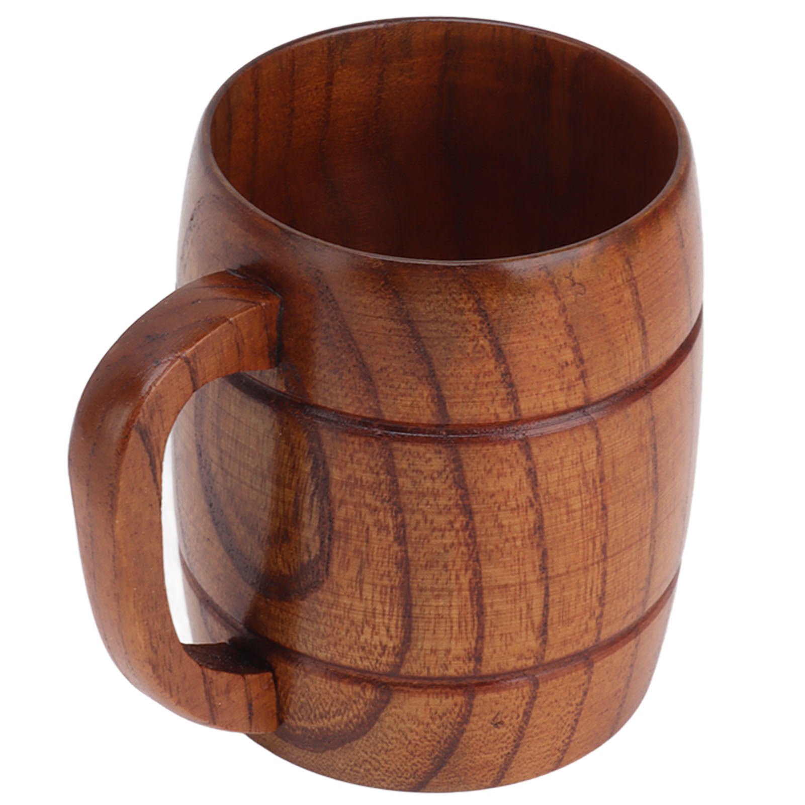 Bierkrug Aus Holz Mit Henkel, 300 Ml, Hitzebeständig, Geschnitzt, Für Tee, Milch, Bier, Küche, Zuhause, Bar