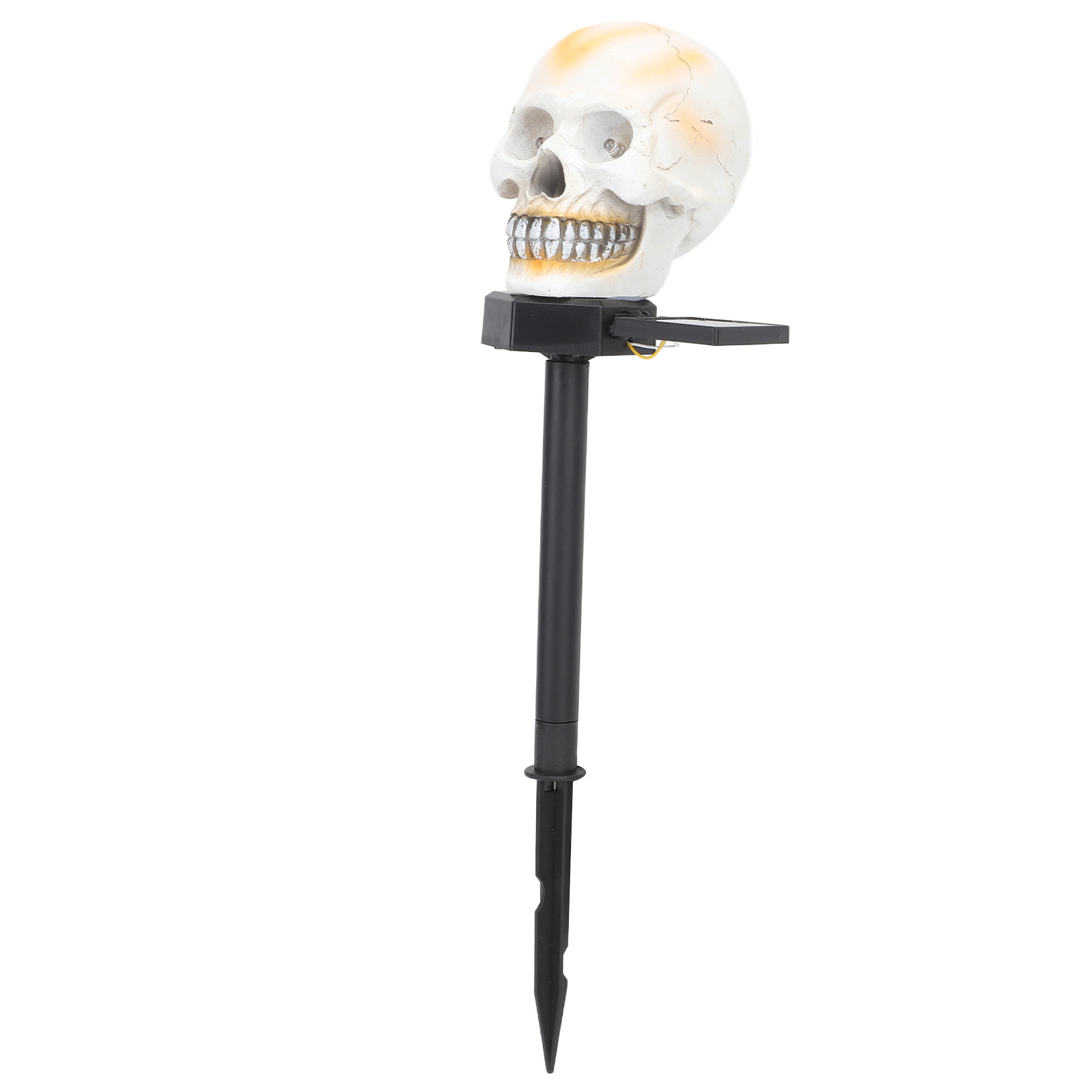 Totenkopf-solarleuchte Mit Intelligenter Steuerung, Totenkopf-wegleuchte Für Halloween, Gartenpartys Und Mehr