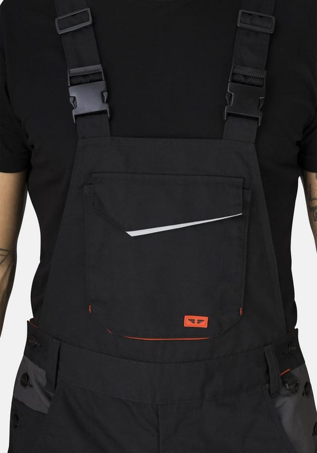 HERO by John Medoox Arbeitslatzhose EDMONTON Pro Workwear Arbeits-Cargo-Latzhose Arbeits-Cargo-Latzhose Funktionsqualitätfür Herren