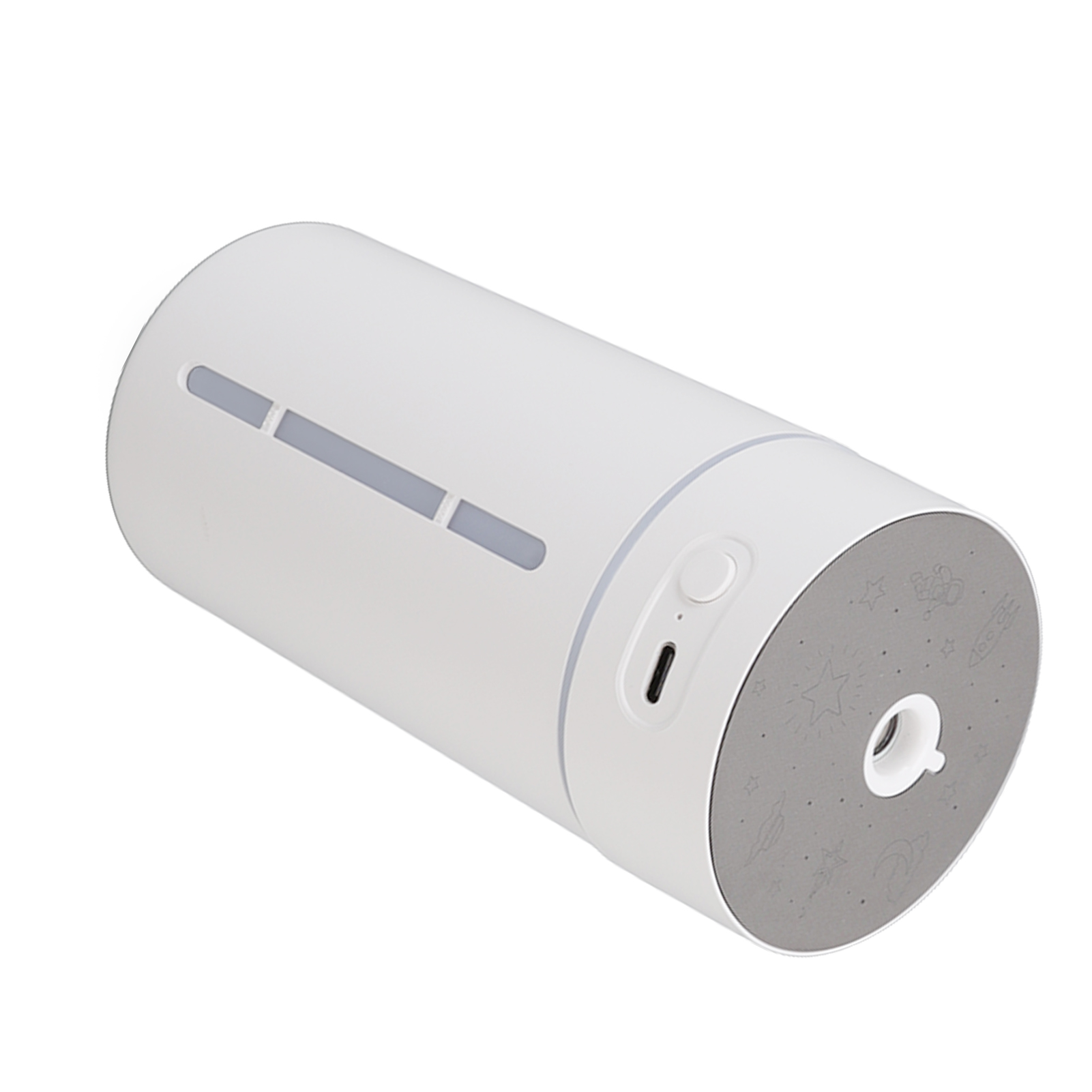 Mini-luftbefeuchter (250 Ml), Usb-ladefunktion, Projektor, Licht, Kühlfunktion, Sichtbare Wasserstandsanzeige, Tisch-luftbefeuchter Für Schlafzimmer, Büro, Auto