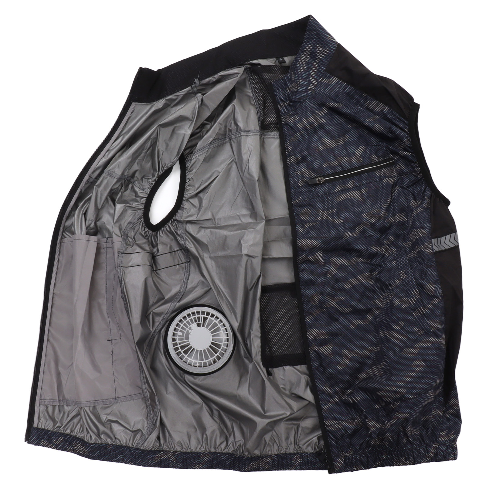 Kühlweste Mit Ventilator, Klimatisiert, Für Arbeit, Angeln, Wandern Und Andere Outdoor-aktivitäten, Größe Xl, Geeignet Für Eine Körpergröße Von 175 Cm