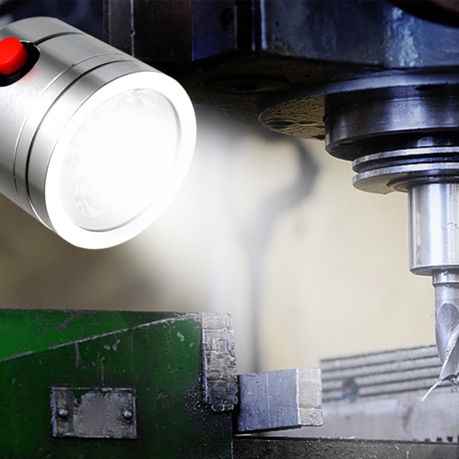Led-arbeitsleuchte Mit Schwanenhals, 5 W, 24 V, Rohrlänge 500 Mm, Magnetfuß, Für Reparaturen An Der Werkbank