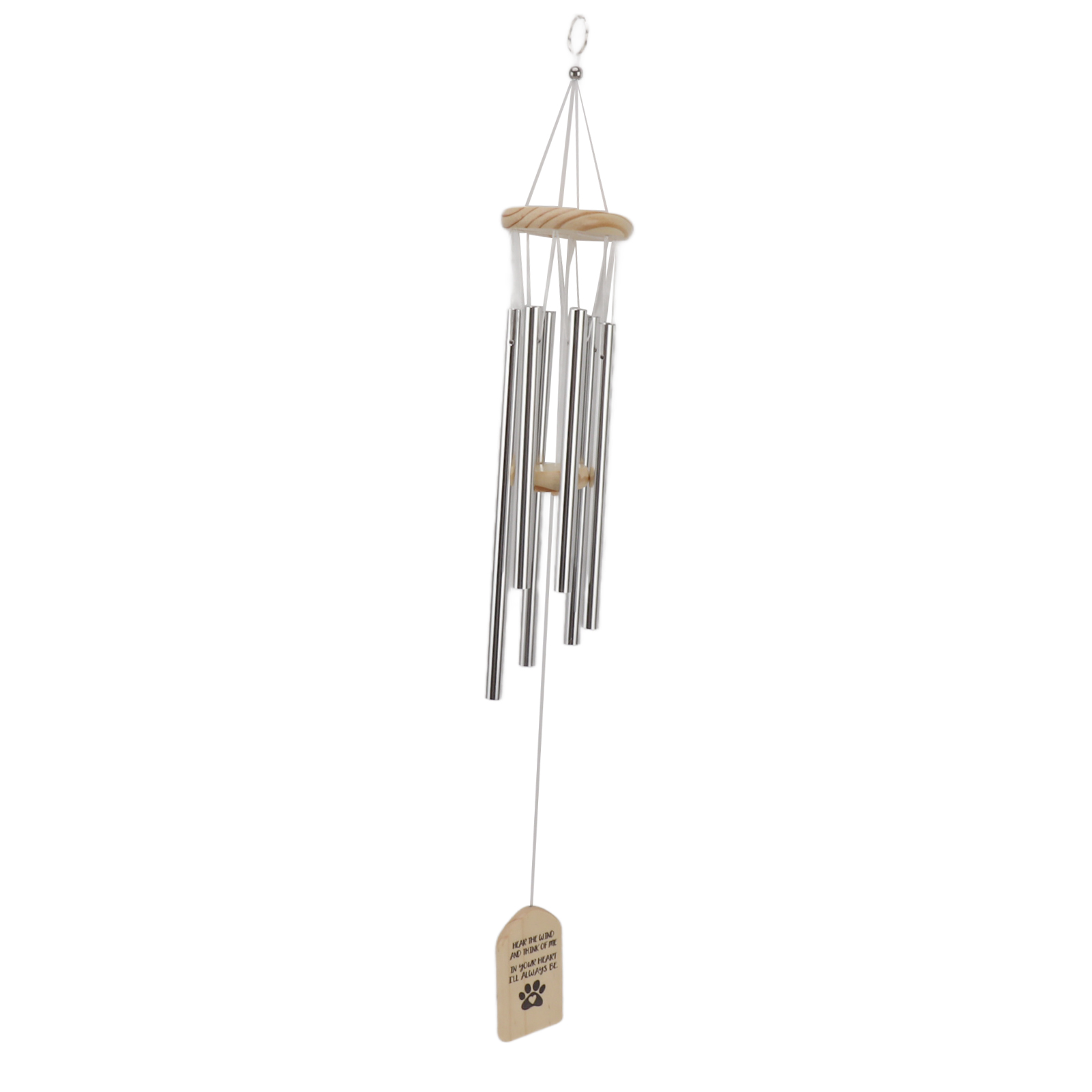 Windspiel Zum Gedenken An Haustiere, Aus Holz, Für Den Außenbereich, Zum Gedenken An Hunde, Mit Dicken Aluminiumrohren, Zur Dekoration Von Haus Und Garten