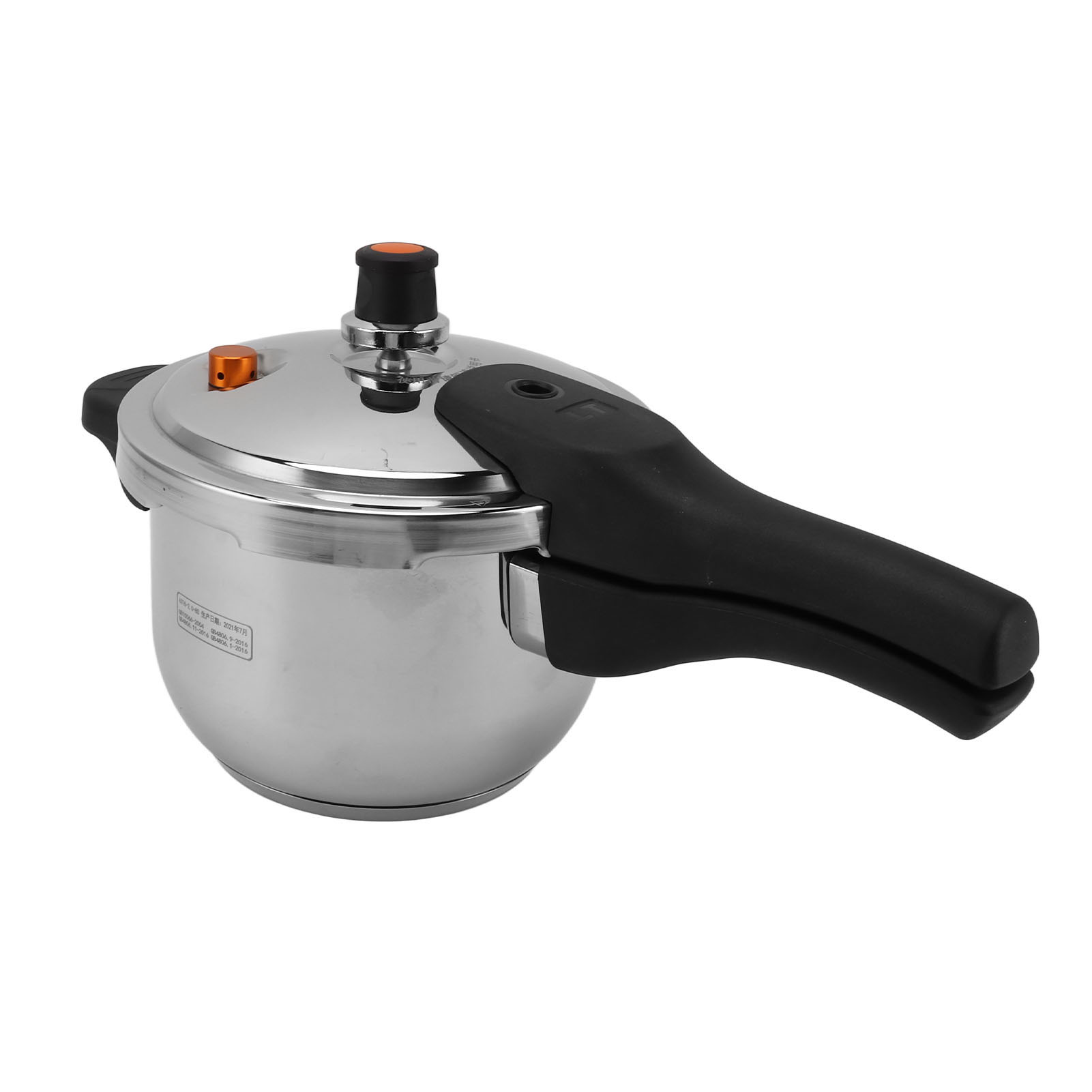 Elektrischer Schnellkochtopf Für Schnelles Aufheizen, 16 Cm, Sicherheitsventile, Edelstahl 304 Und Kunststoff, Elektrischer Schnellkochtopf Zum Kochen