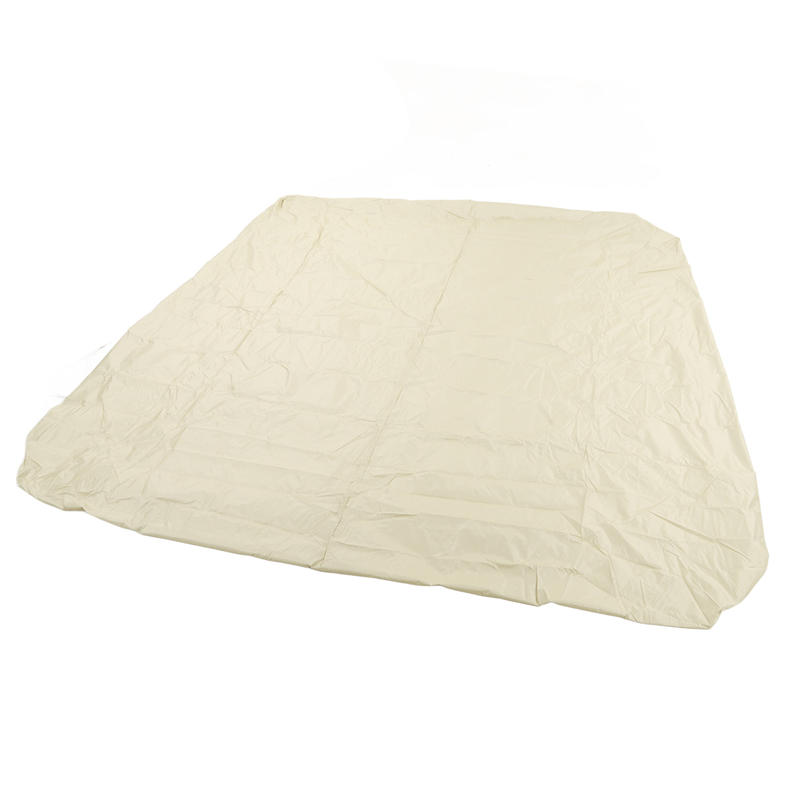 Quadratische, Wasserdichte Whirlpoolabdeckung (190 Silver), Polyester-taffenbeschichtung, Wetterfest, 207 X 207 X 30 Cm / 81,5 X 81,5 X 11,8 Zoll, Beige