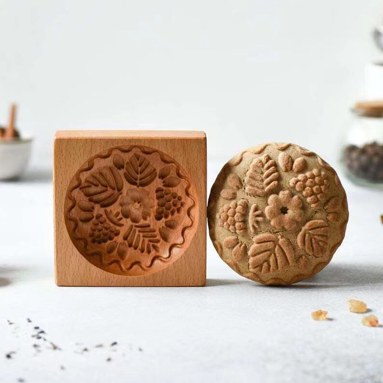 Ausstechformen Aus Holz, Geschnitzte Ausstechformen, Prägeformen, Kekspressen, Stempel, Lebkuchenformen, Selbstgemachte Kekse