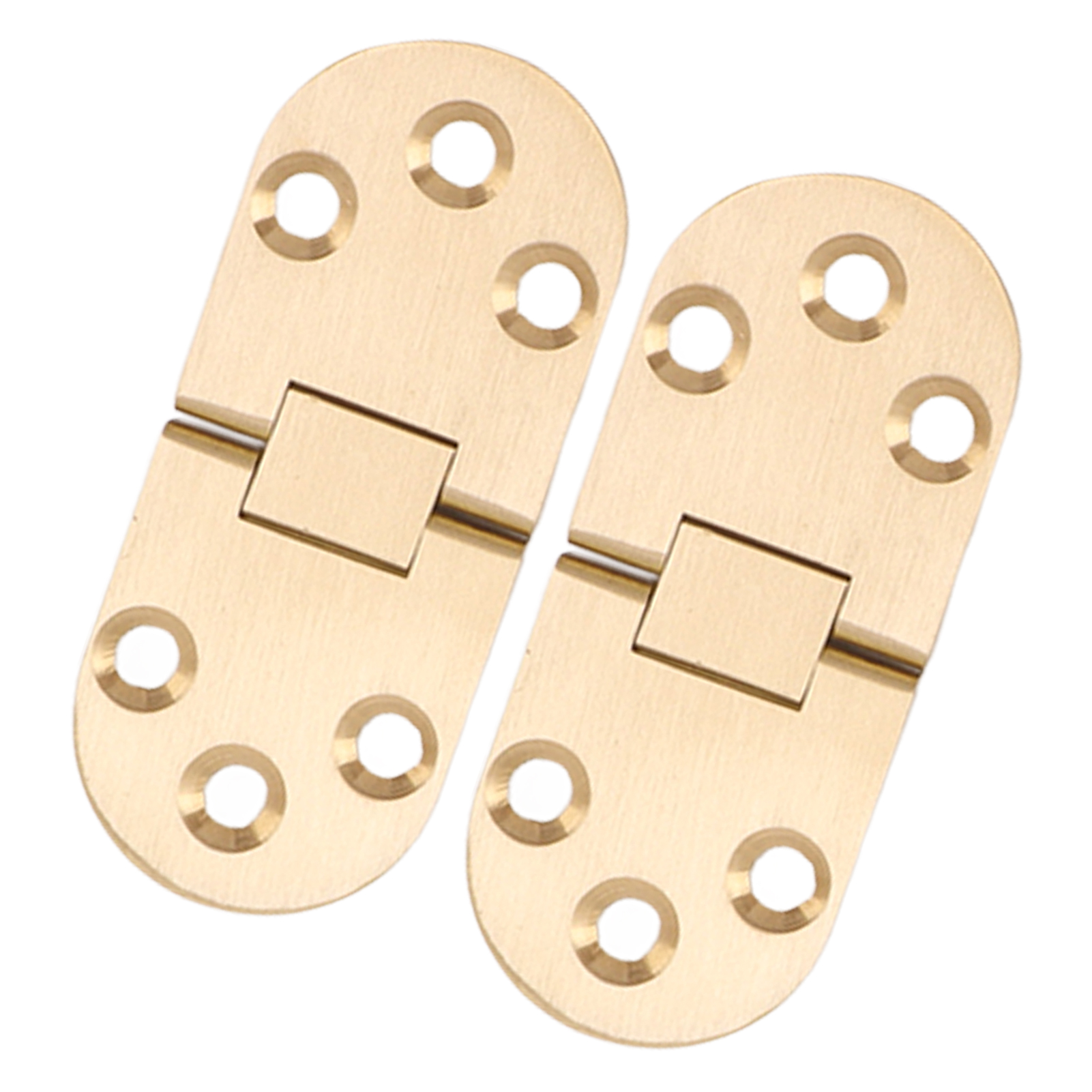 Sätze Klappscharniere Aus Edelstahl Mit Abgerundeten Kanten, 180-grad-klappscharniere Aus Messing Mit Schrauben Zum Klappen Von Nähmaschinentischen (2,5 Mm/0,10 Zoll).