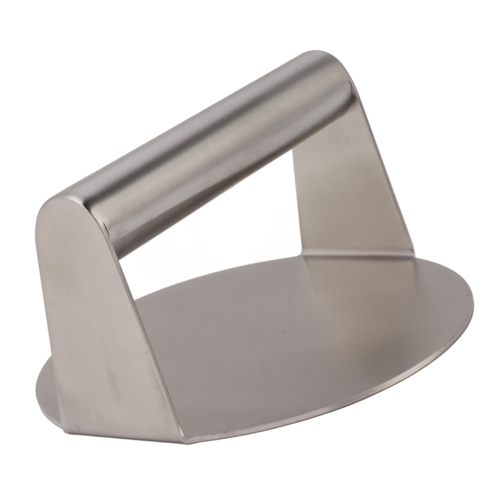 Professionelle, Verstellbare, Manuelle Burgerpresse Aus Edelstahl Mit Antihaftbeschichtung Zum Grillen Von Rind- Und Gemüsefleisch, 12,5 X 2,5 X 7 Cm / 4,9 X 1,0 X 2,8 Zoll