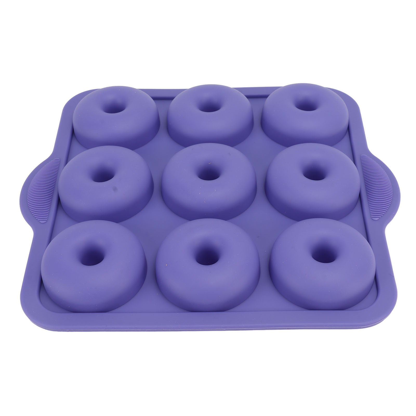 Silikon-donutform Mit 9 Mulden, Sicher, Hitzebeständig, Zum Backen Von Kuchen, Bagels, Muffins, Königsblau