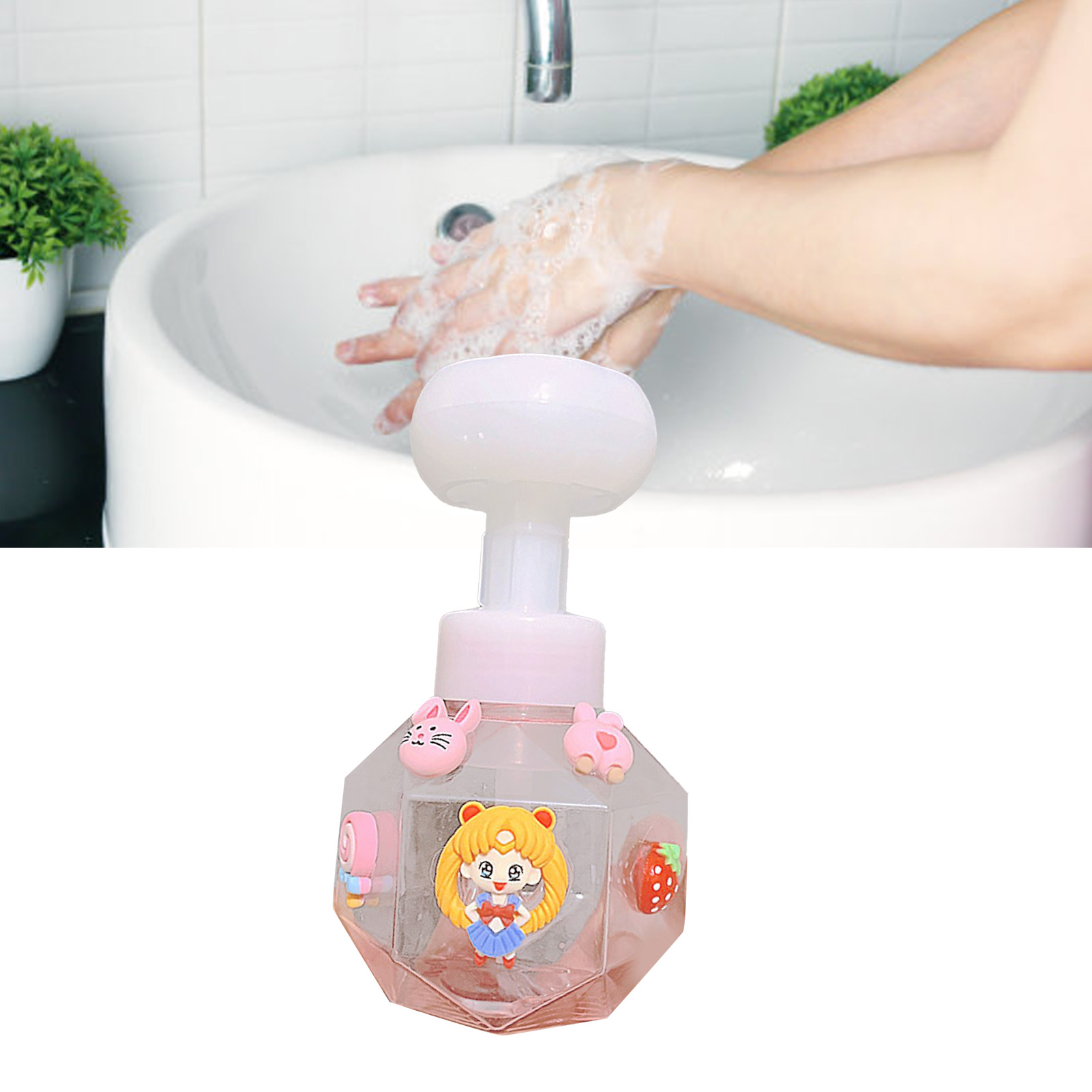 Seifenspender Mit Pumpspender, Wiederbefüllbare Kunststoff-pumpflaschen, Große Leere Pumpflaschen Für Shampoo Und Lotion Für Mädchen