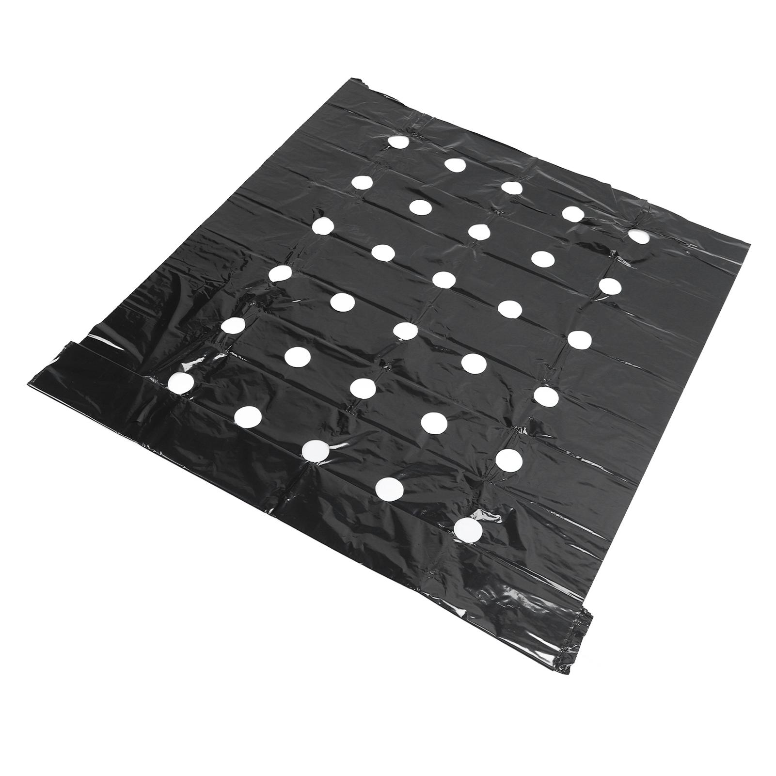 Perforierte Gewächshausmulchfolie, Schwarz, Strapazierfähig, Perforierte Pe-folie Zum Mulchen Von Pflanzen