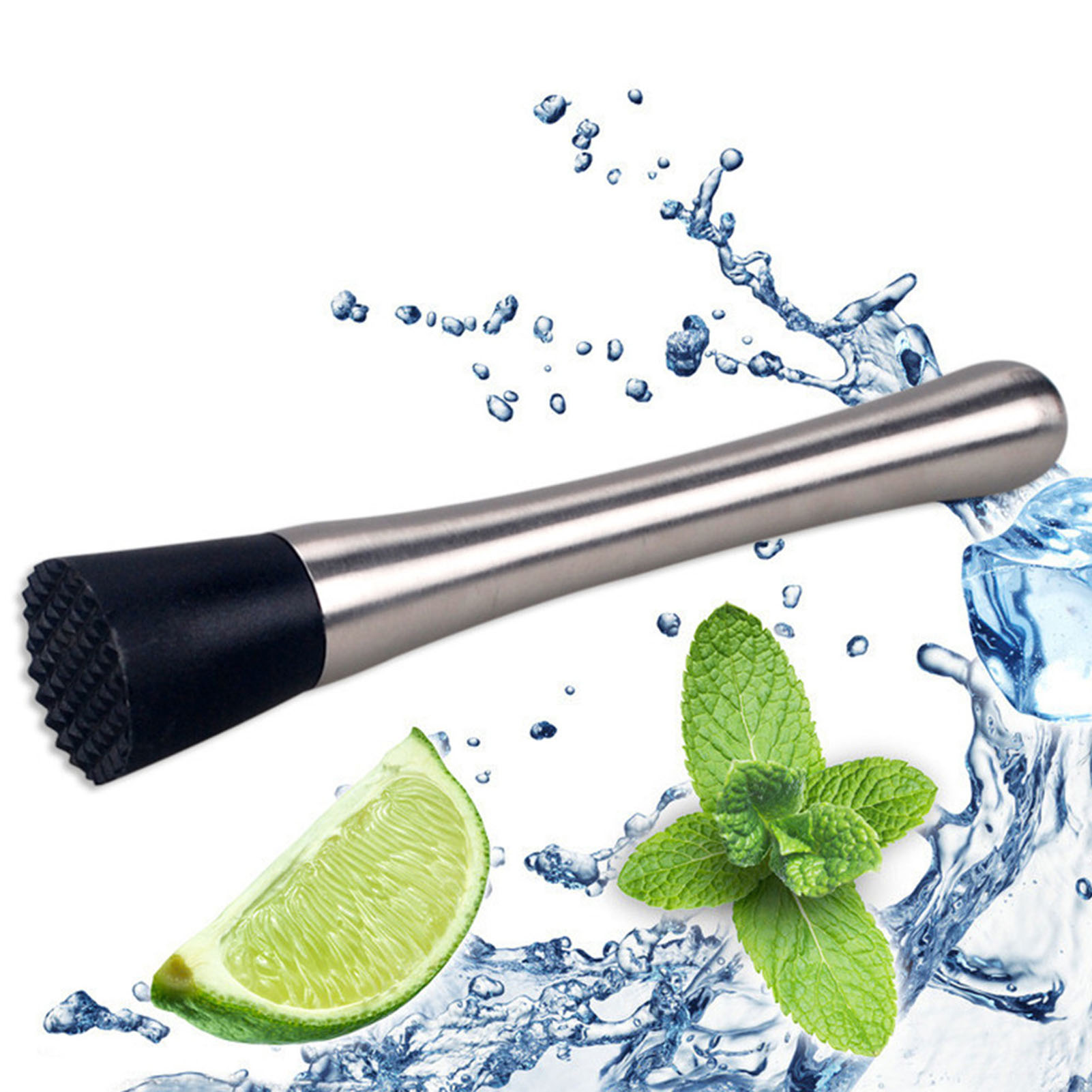 Cocktailstampfer Aus Edelstahl 430 Für Mojitos, Barzubehör, Haushaltswerkzeuge