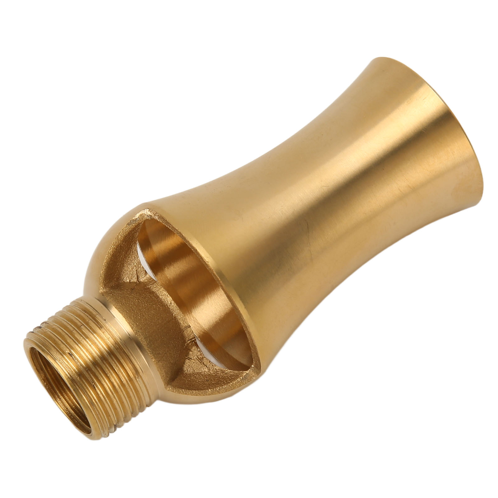 Springbrunnen-sprinklerdüse, Kupfer-eisturm, Kaskaden-sprinklerkopf Aus Zederholz, Für Teiche, G1/2 G3/4, Universal, 9,5 Cm