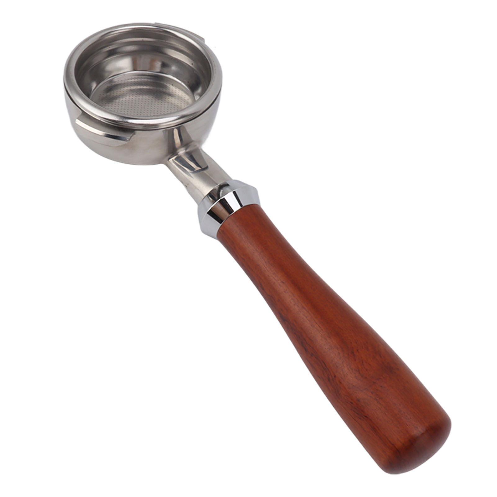 Bodenloser Kaffeefilterhalter, Ergonomisch, Abnehmbar, Aus Massivholz, Ohne Boden, Ohne Griff, Für Nuova Kaffeemaschine