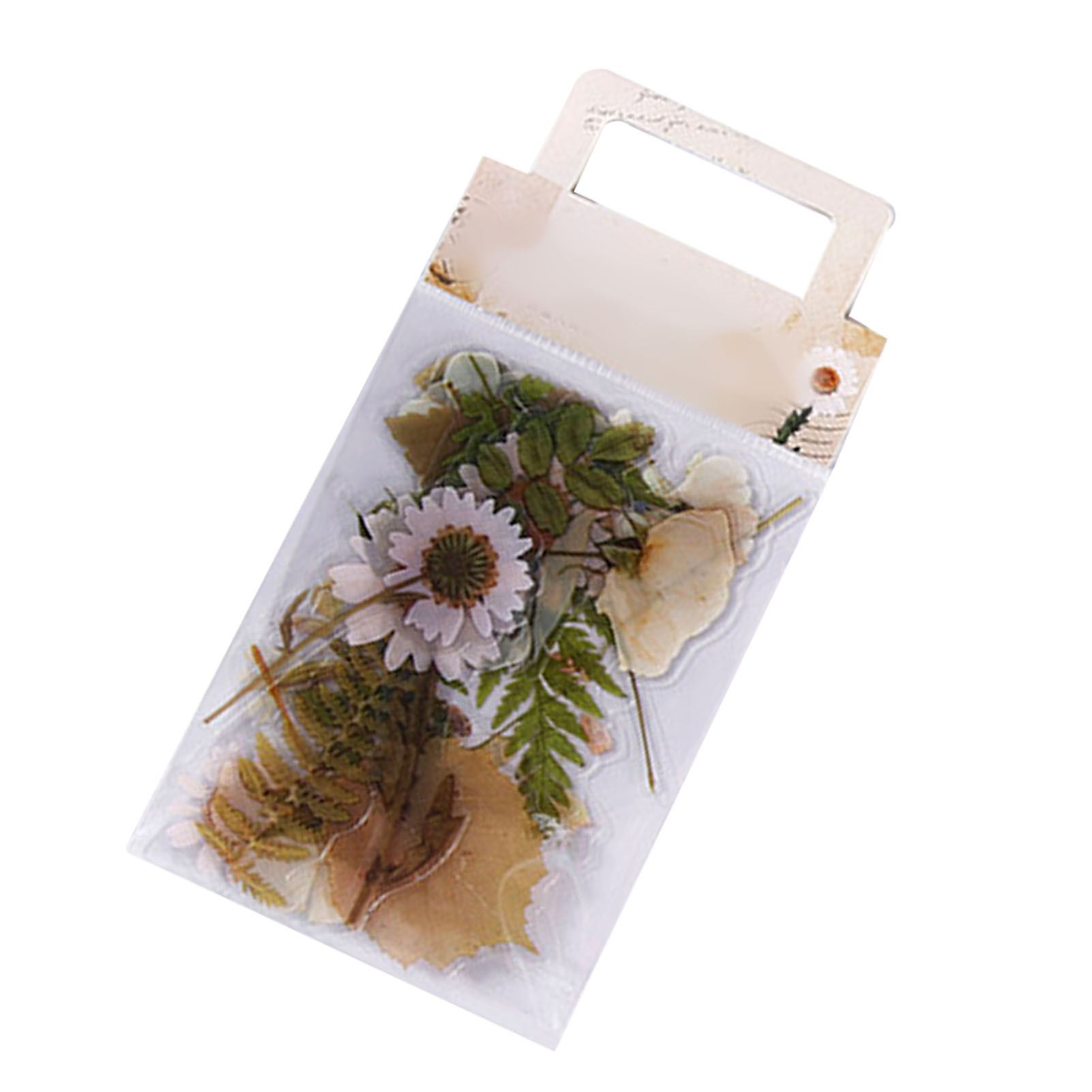 40 Stück Pet-aufkleber Mit Botanischen Motiven, Multifunktionale Ästhetische Aufkleber Mit Blumen- Und Blattmotiven Für Lehrbücher Der Klasse 2