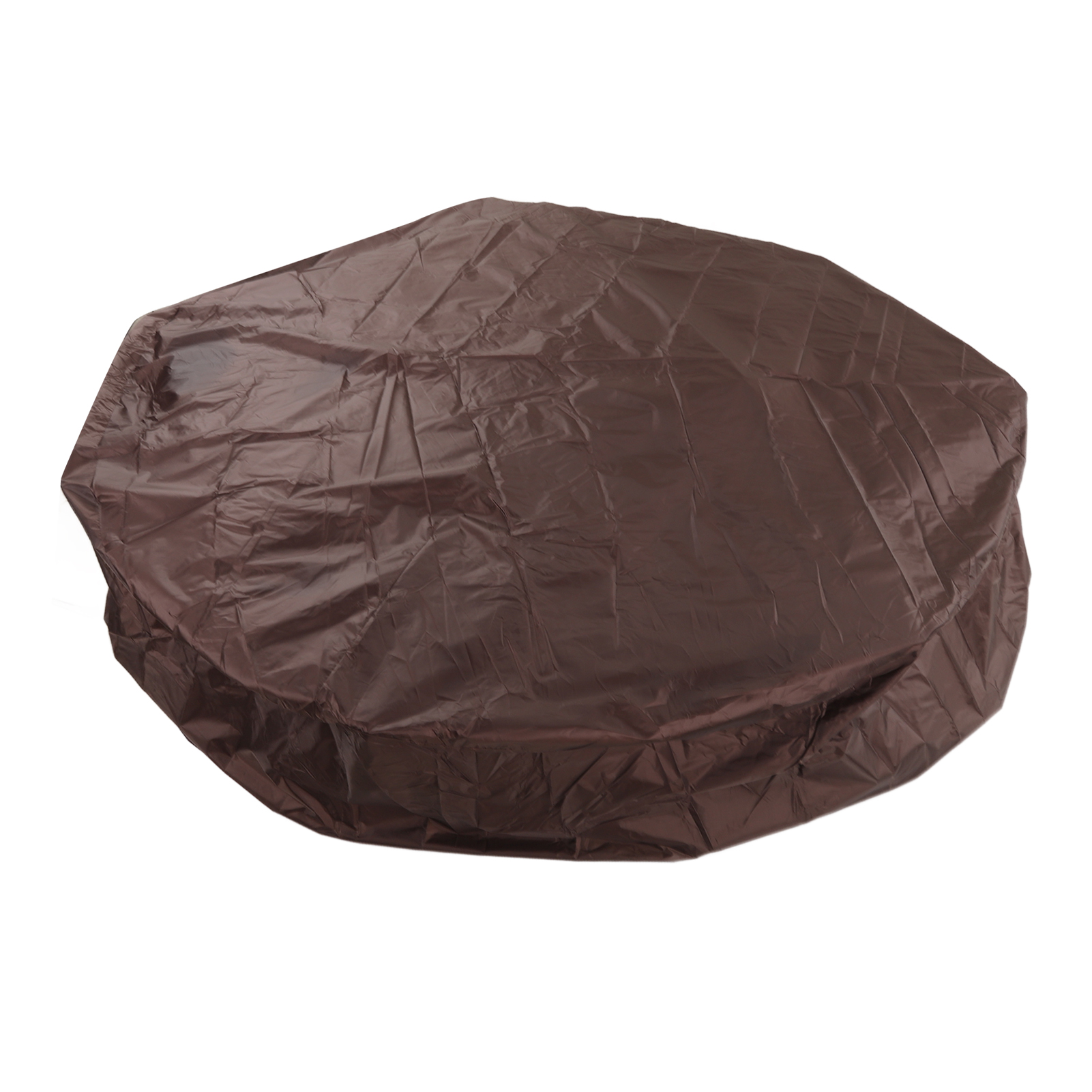 Whirlpoolabdeckung, Rund, 190 Cm, Polyester-taft, Wasserdicht, 190 X 90 Cm, Kaffeebraun