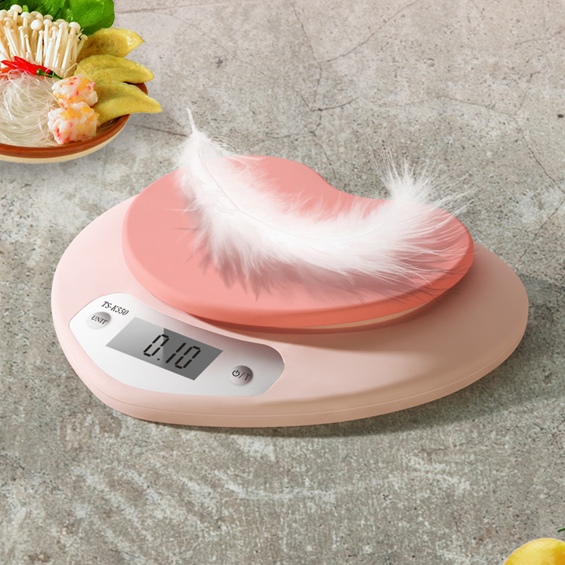 Hochpräzise Digitale Küchenwaage, Abs, 3 Lademöglichkeiten, 3 Einheitenumrechnungsfunktionen, Kleine Backwaage, Für Den Hausgebrauch, 0,1 G/2 Kg