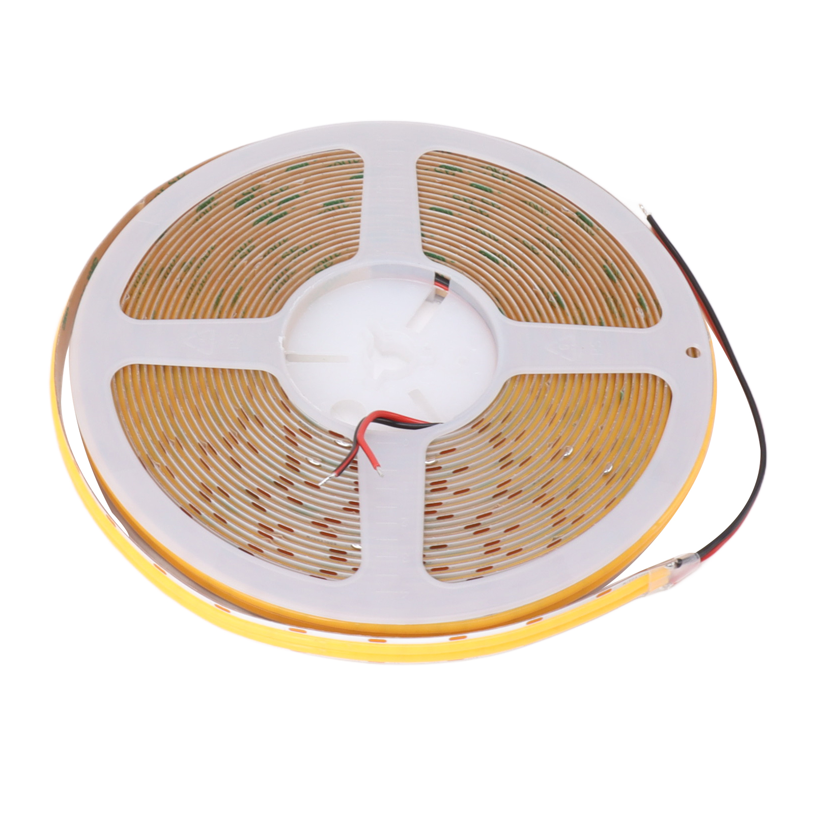 Hochleistungsfähiger, Selbstklebender, Flexibler Cob-led-streifen (doppelreihe) Für Diy-projekte Im Auto, Z. B. Für Autoschränke, 10 M (32,8 Ft), 24 V, 3000 K Warmweiß